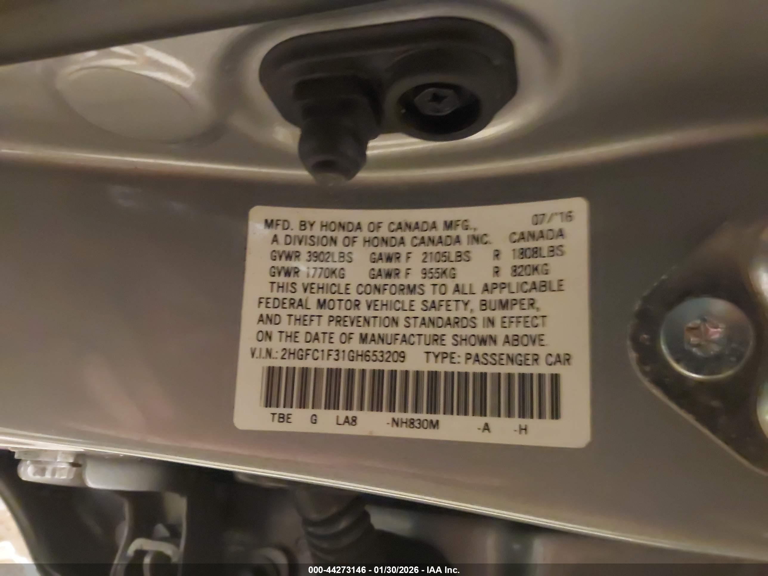 HONDA CIVIC image 9