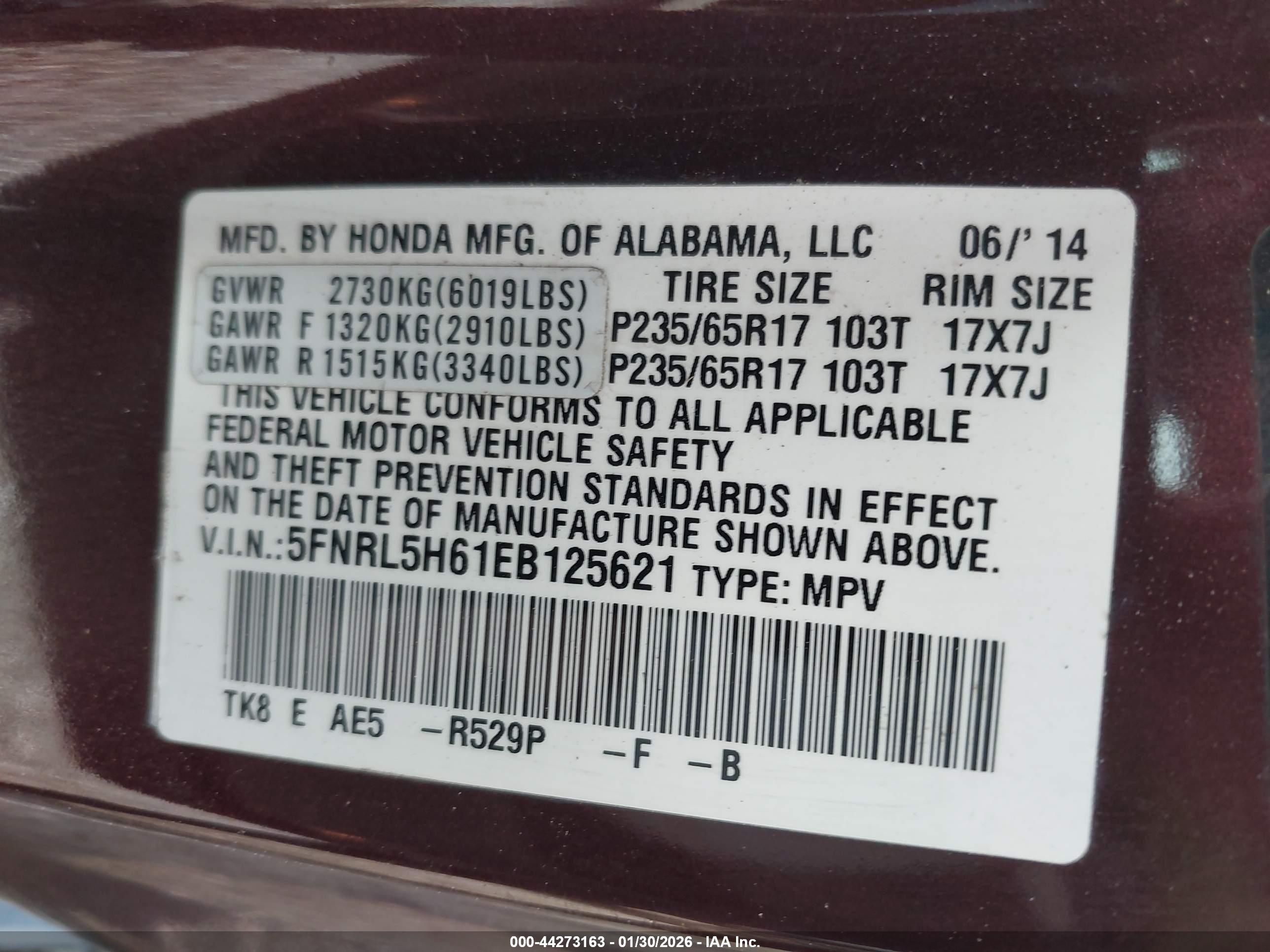 HONDA ODYSSEY image 9