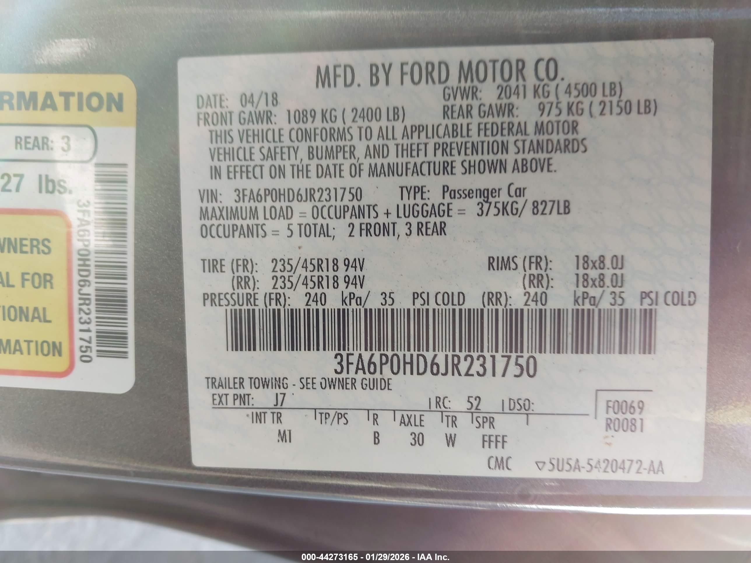 FORD FUSION image 9