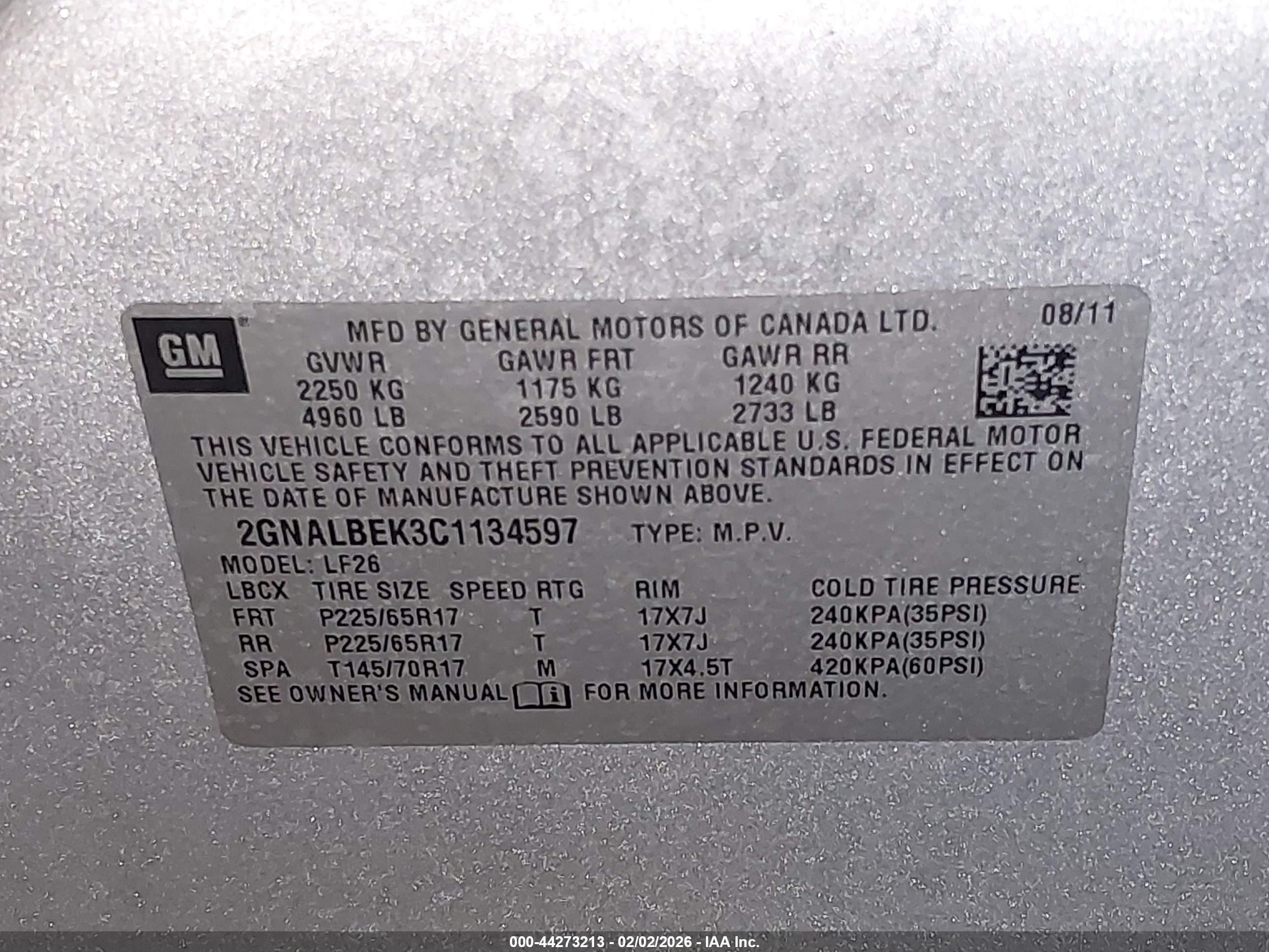 CHEVROLET EQUINOX image 9