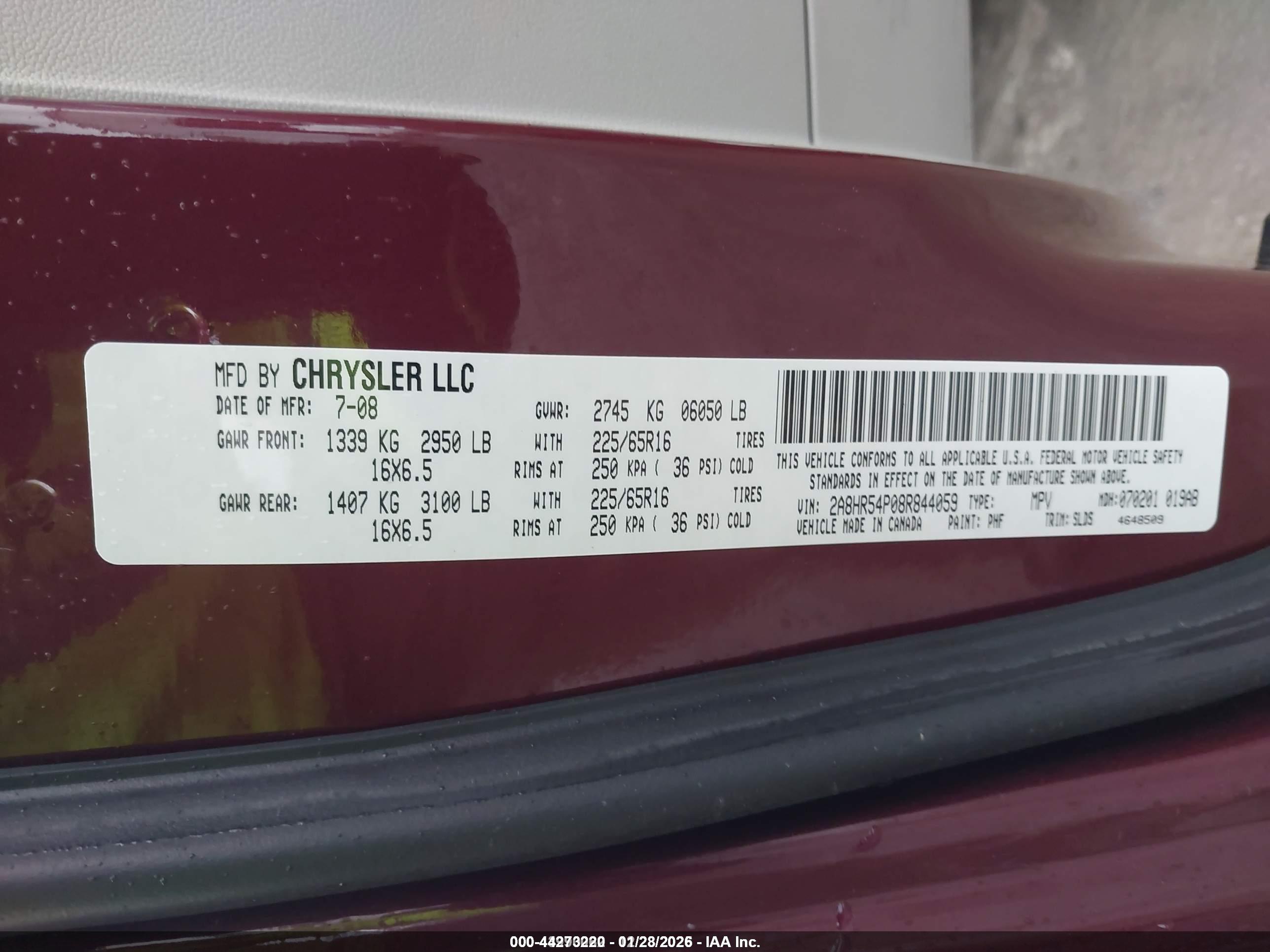 CHRYSLER TOWN image 9
