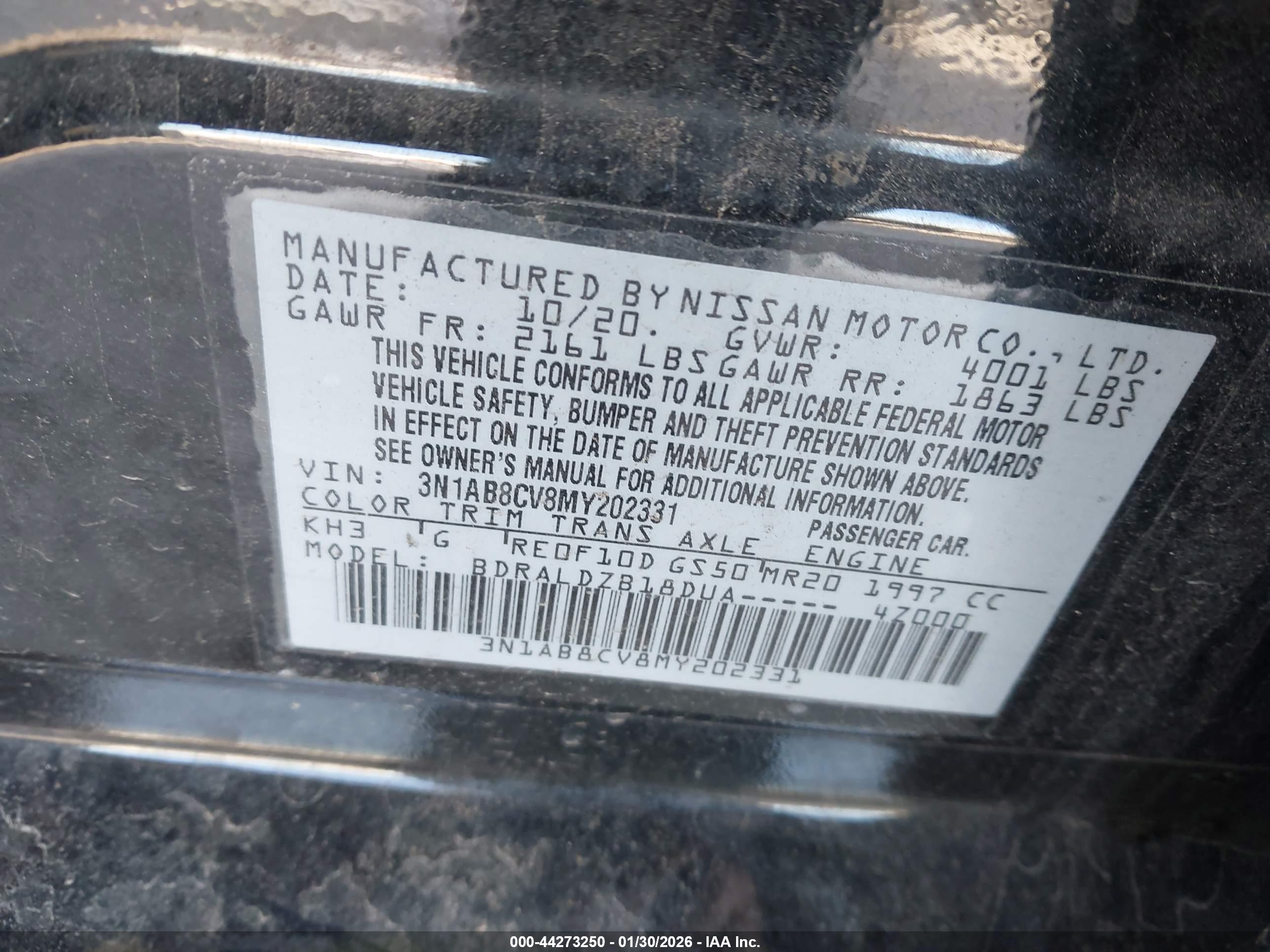 NISSAN SENTRA image 9