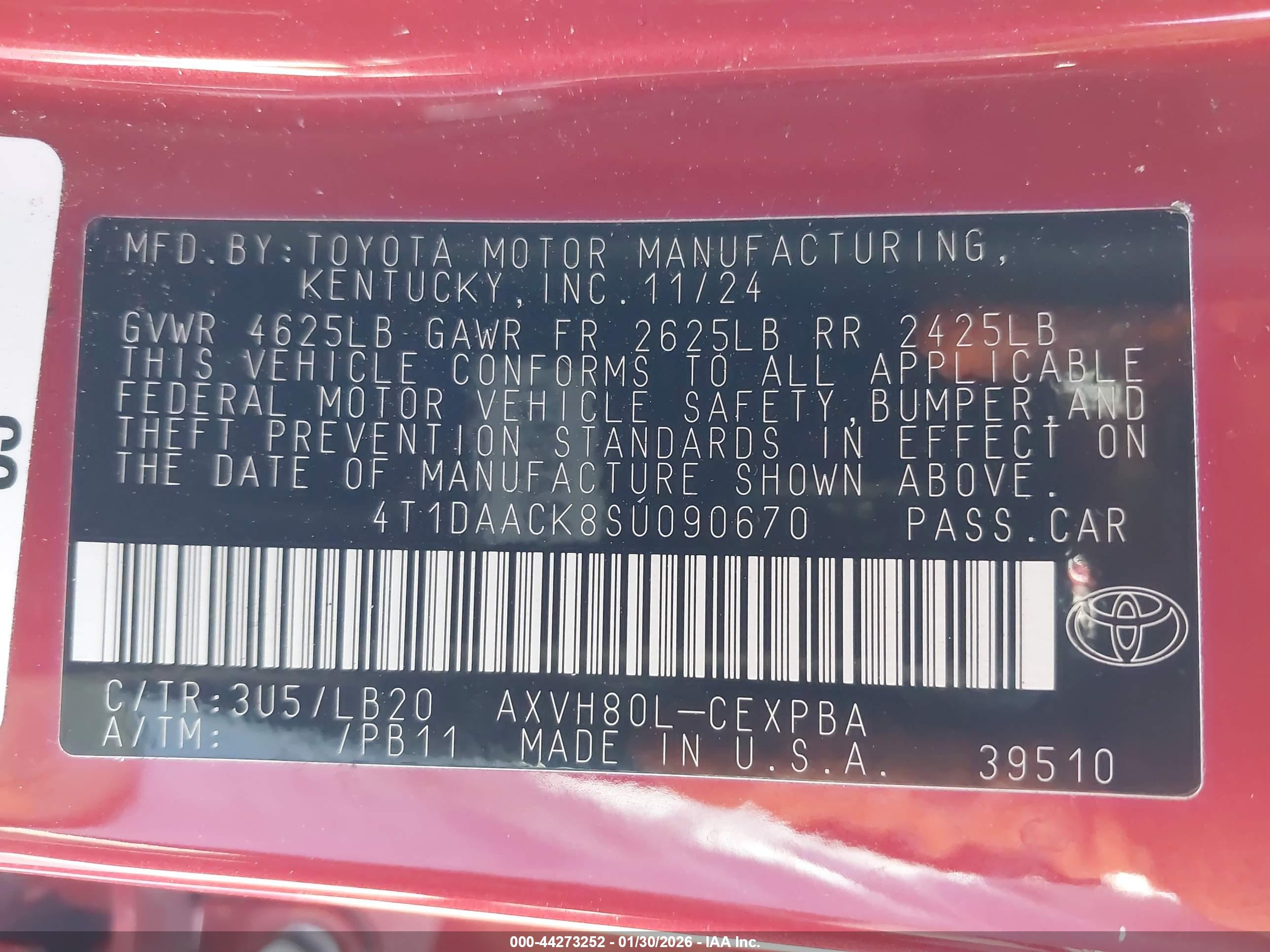 TOYOTA CAMRY image 9