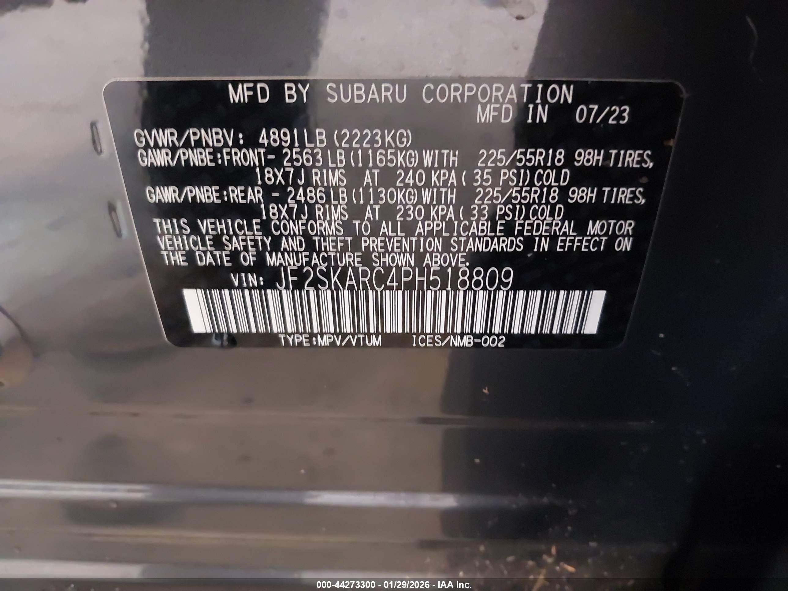 SUBARU FORESTER image 9