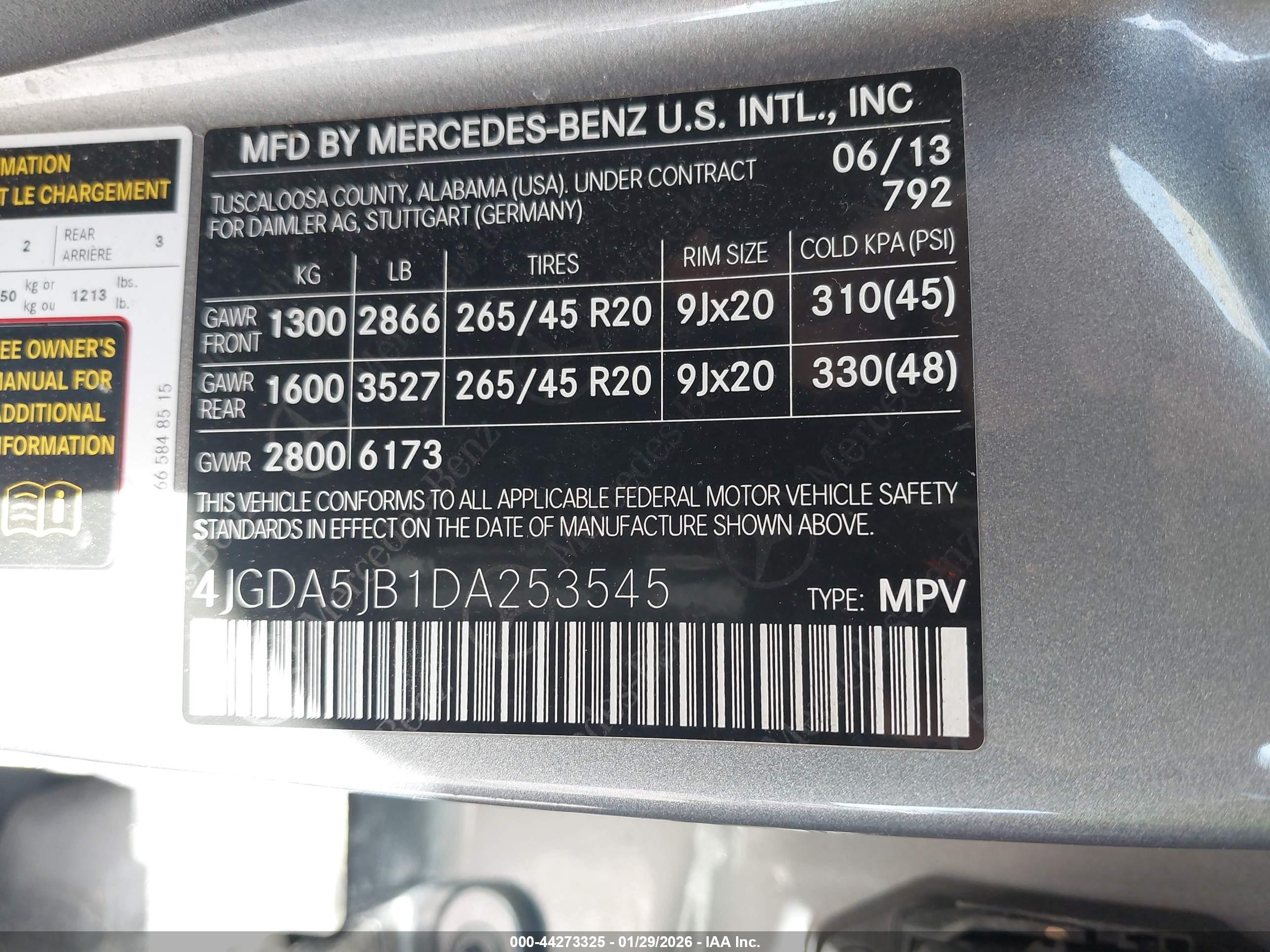 MERCEDES-BENZ ML image 9