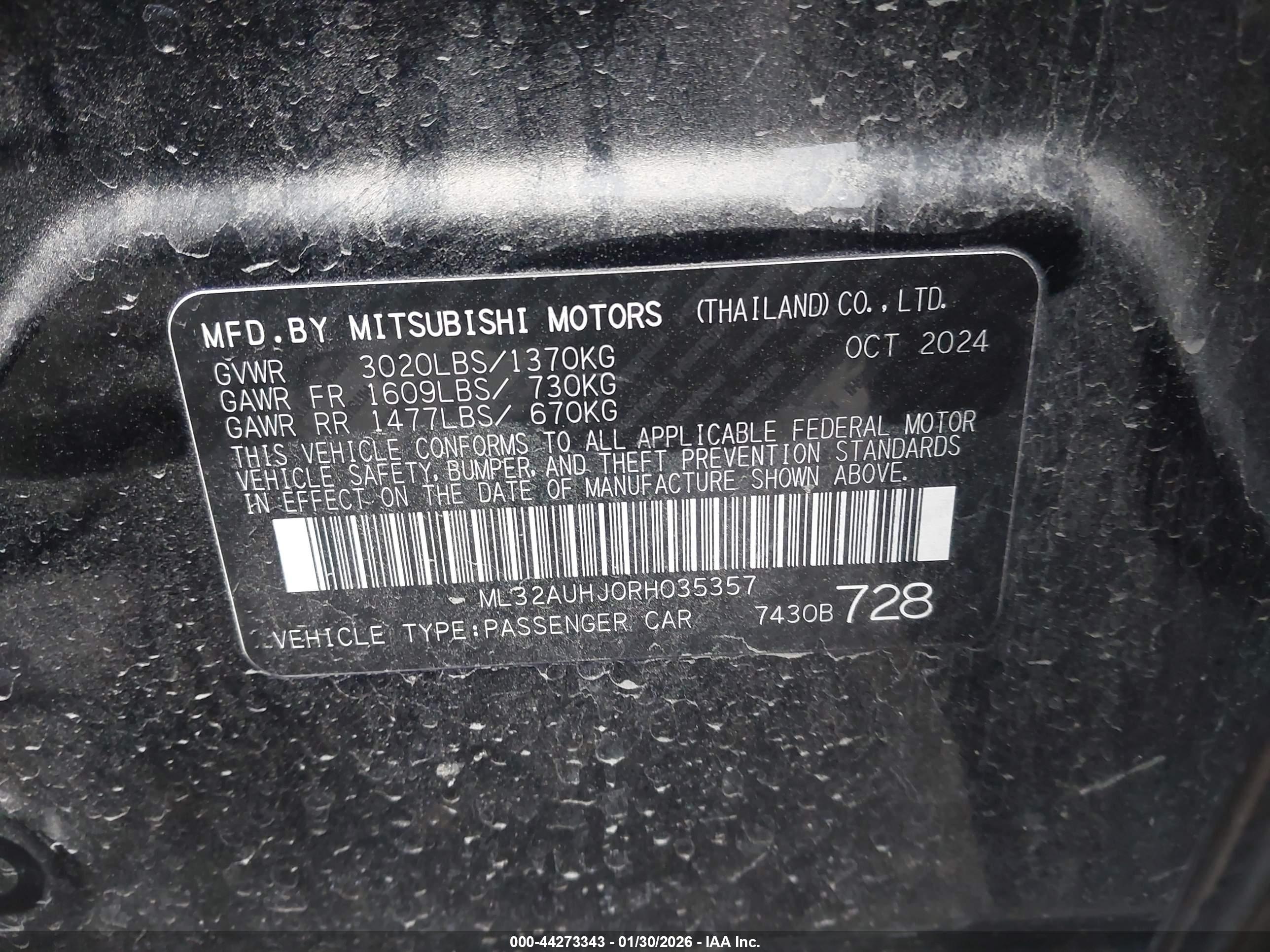MITSUBISHI MIRAGE image 9