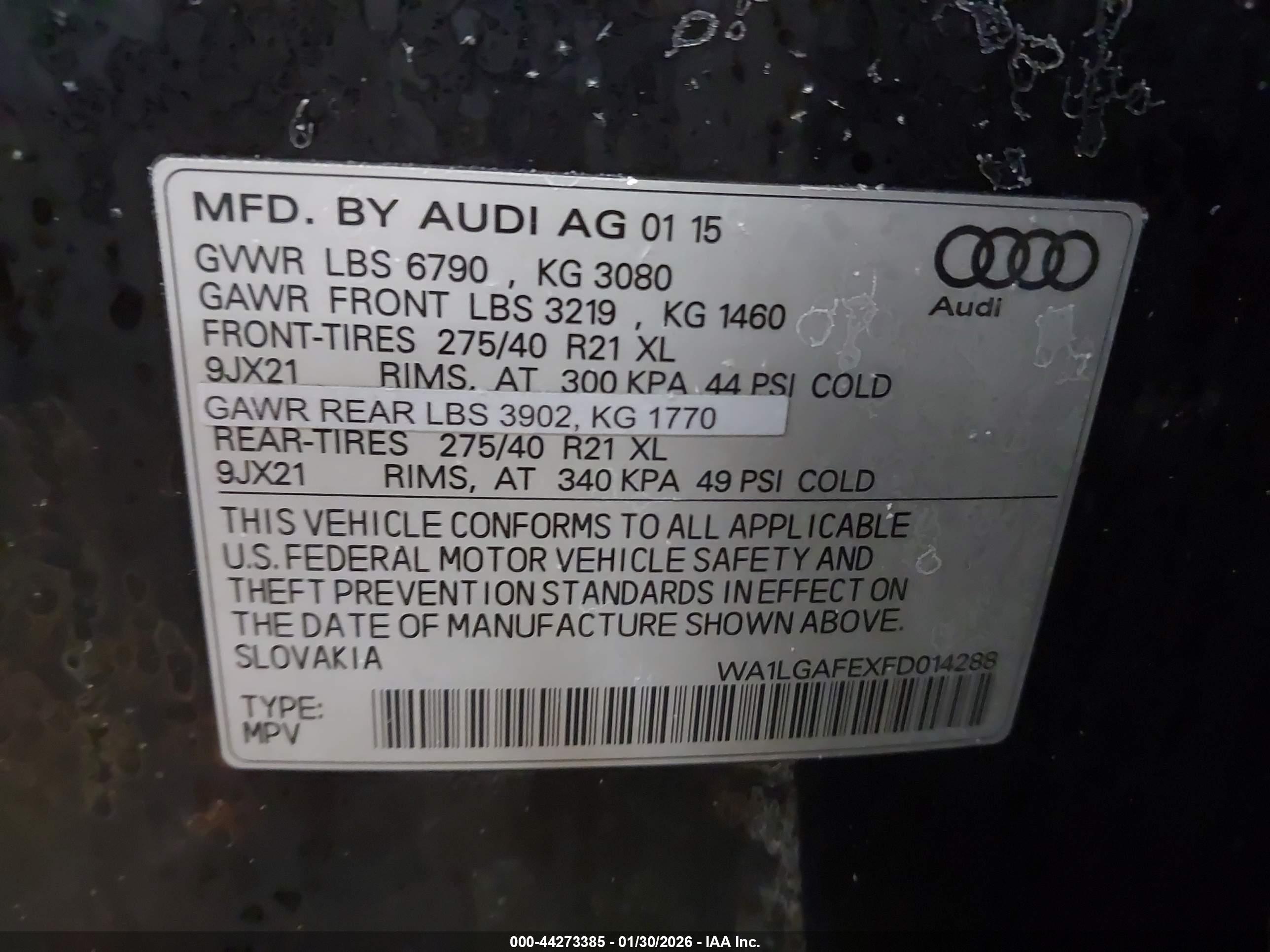 AUDI Q7 image 9