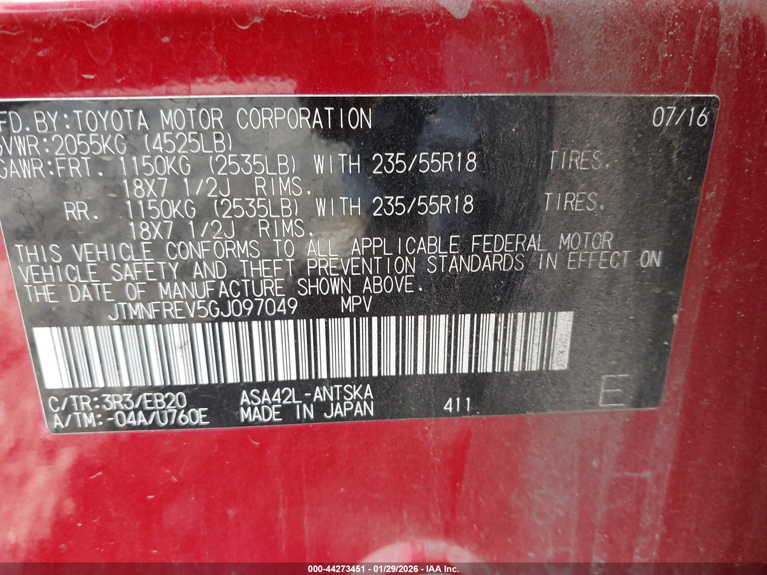 TOYOTA RAV4 image 9