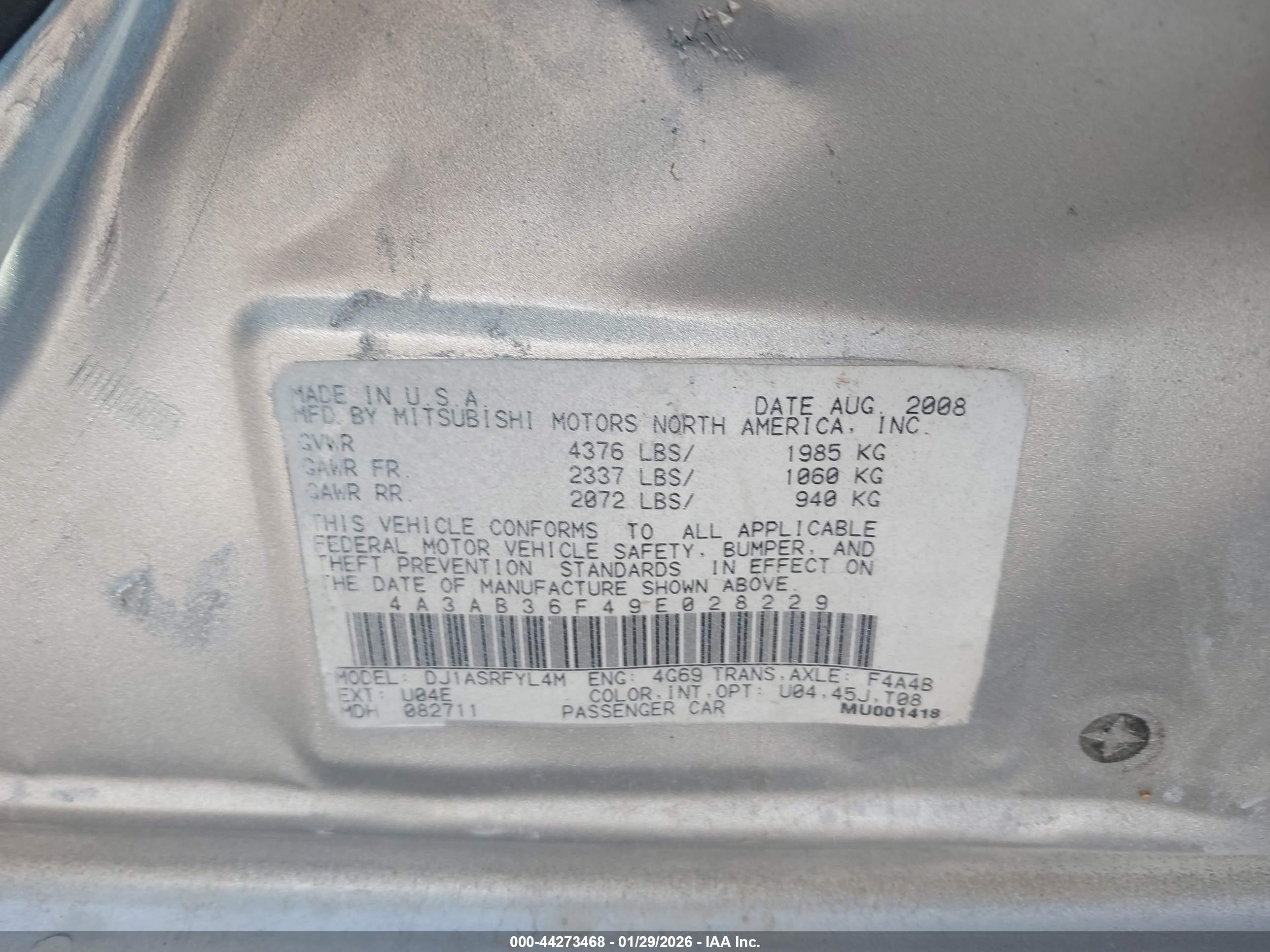 MITSUBISHI GALANT image 9