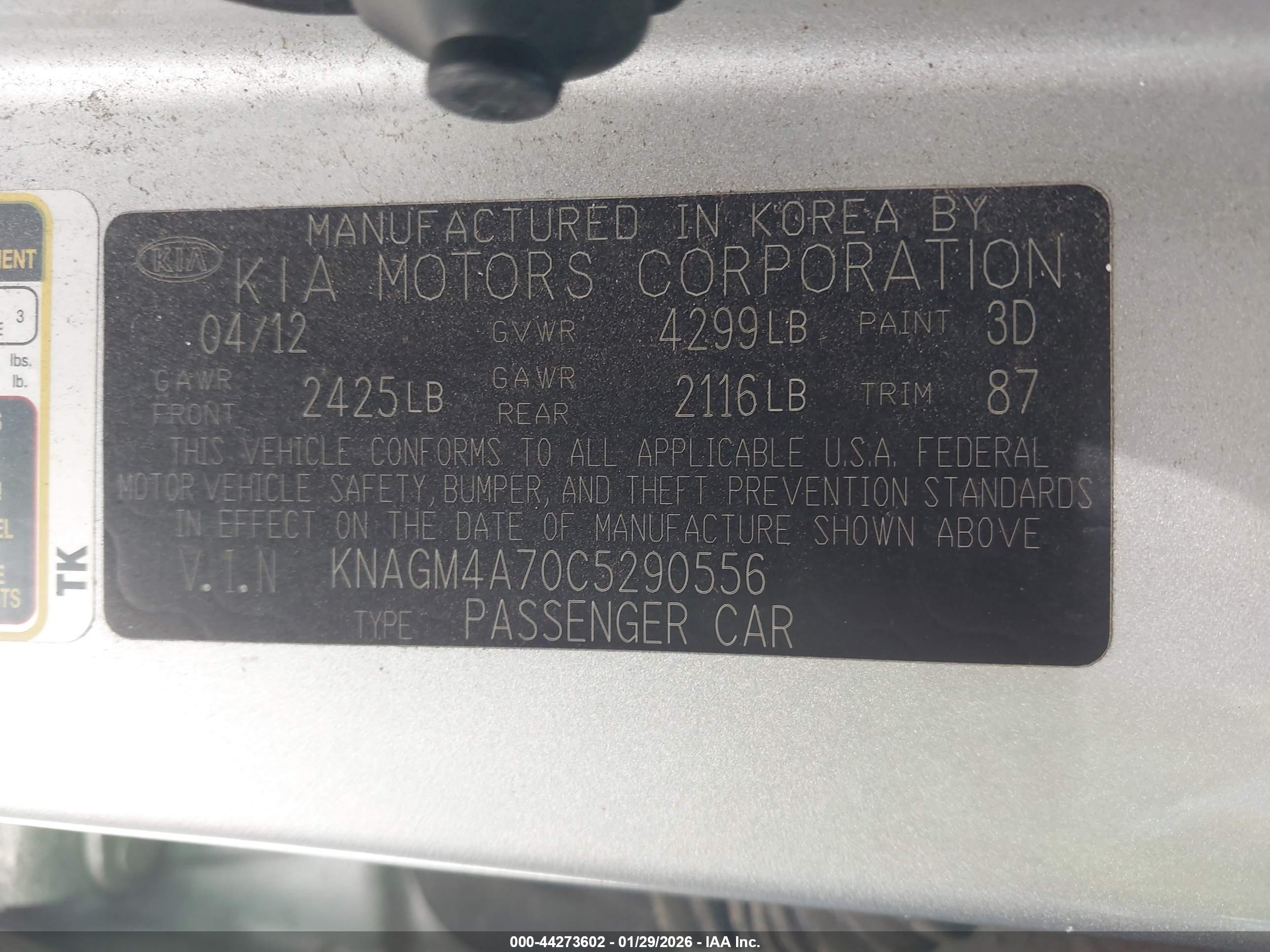 KIA OPTIMA image 9