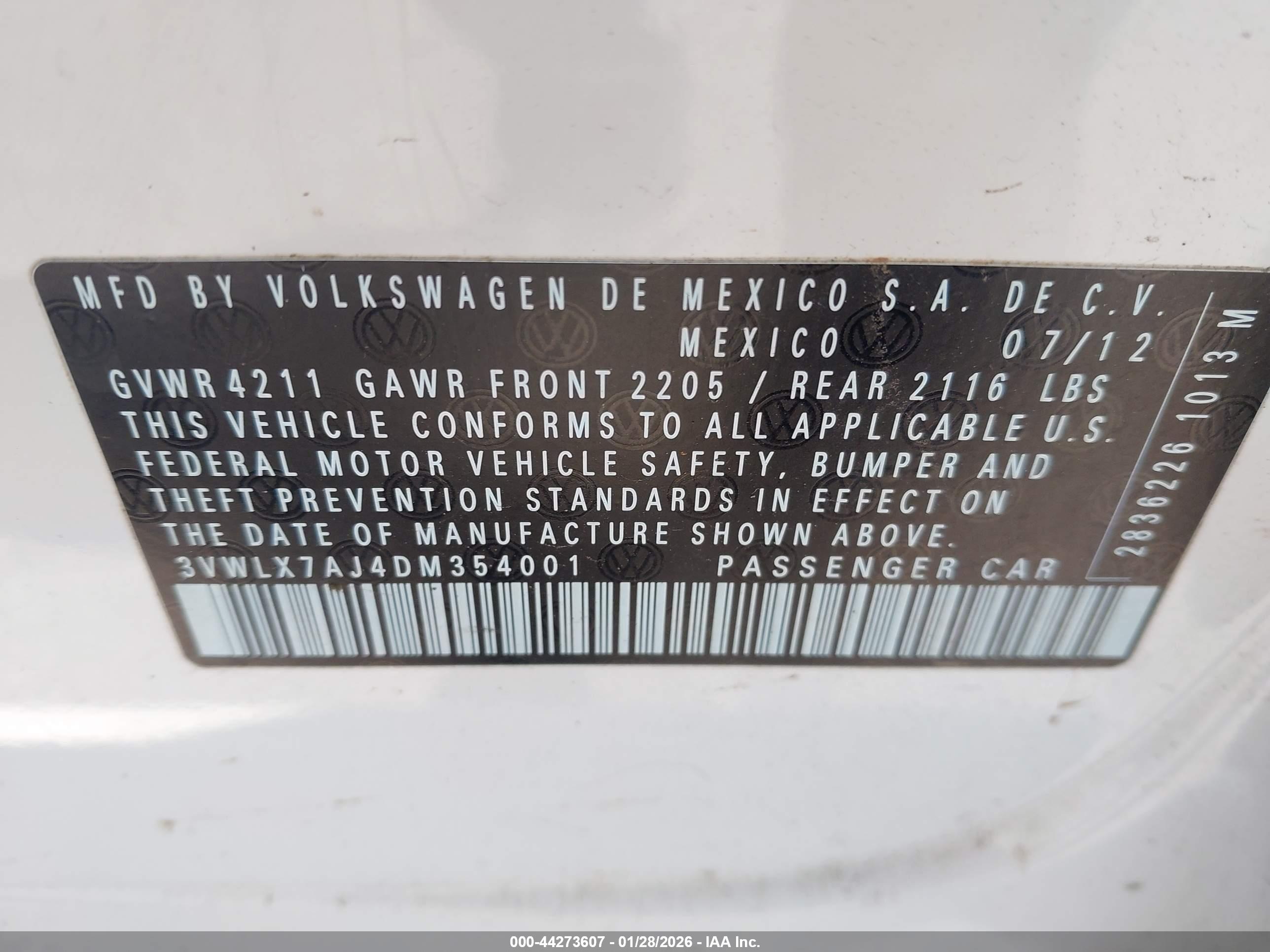VOLKSWAGEN JETTA image 9