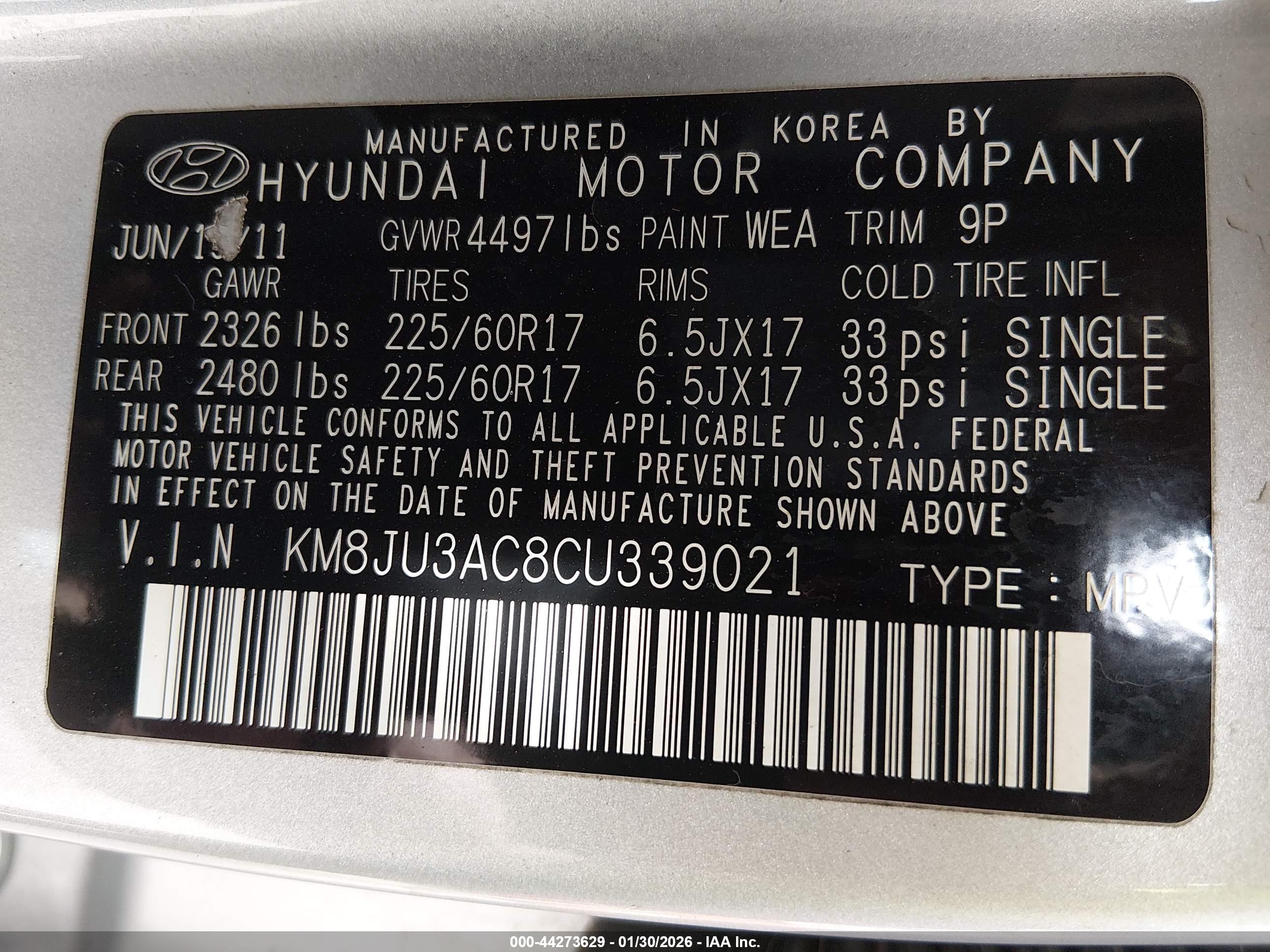 HYUNDAI TUCSON image 9