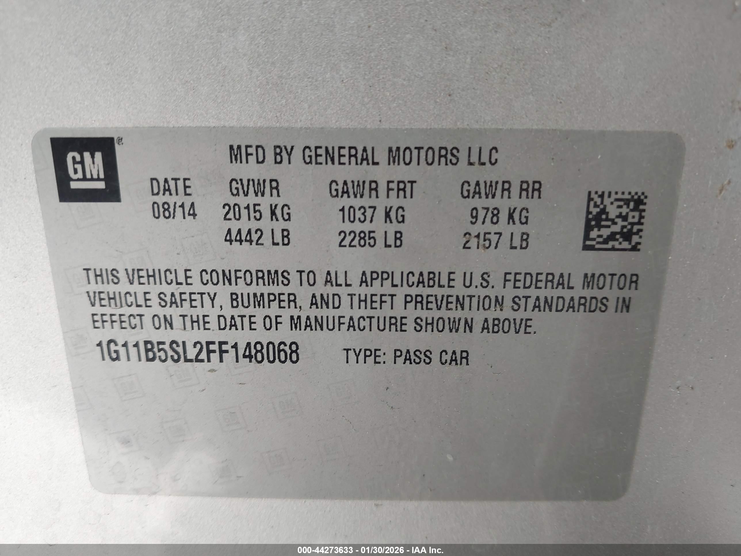 CHEVROLET MALIBU image 9