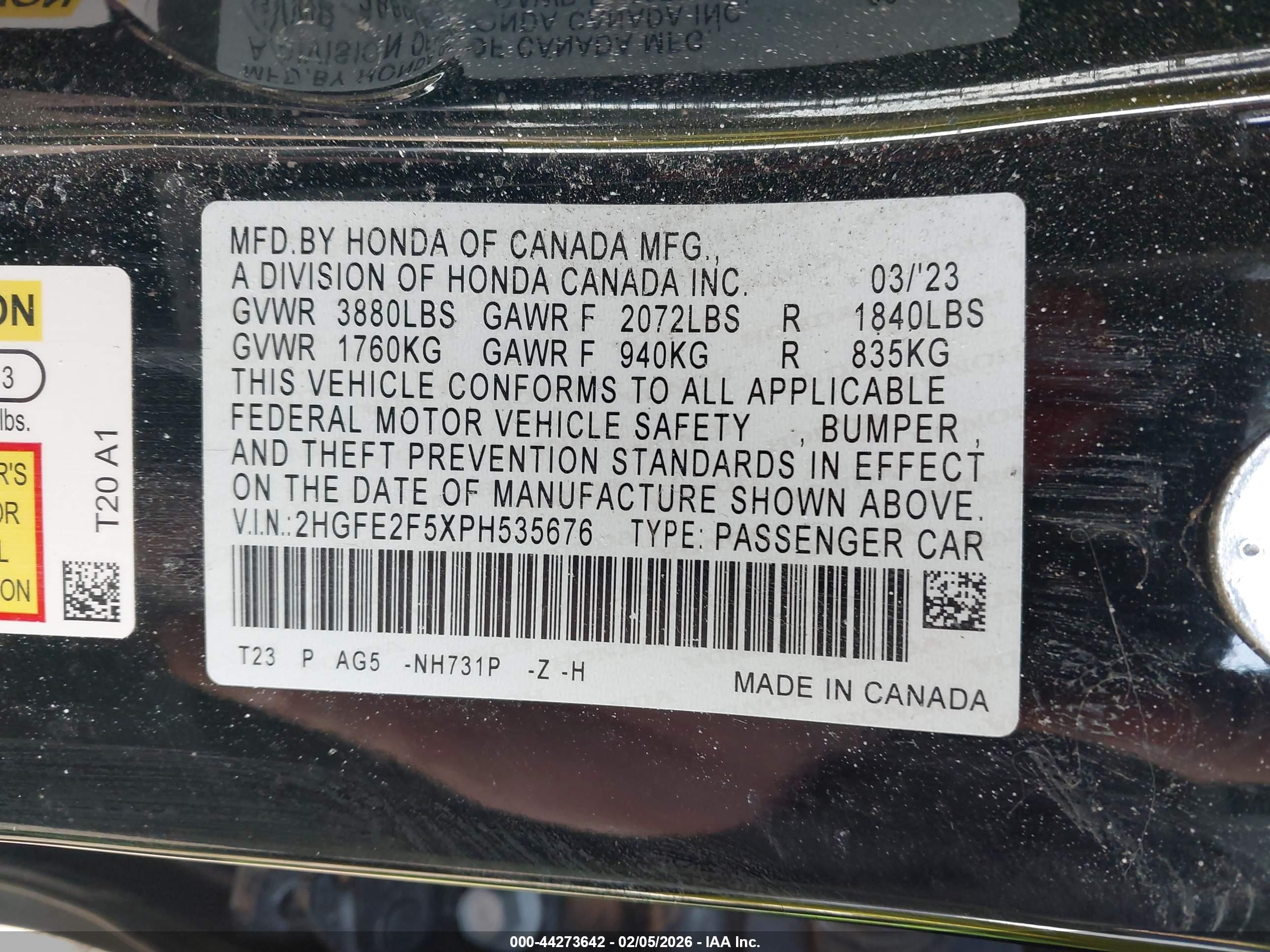 HONDA CIVIC image 9