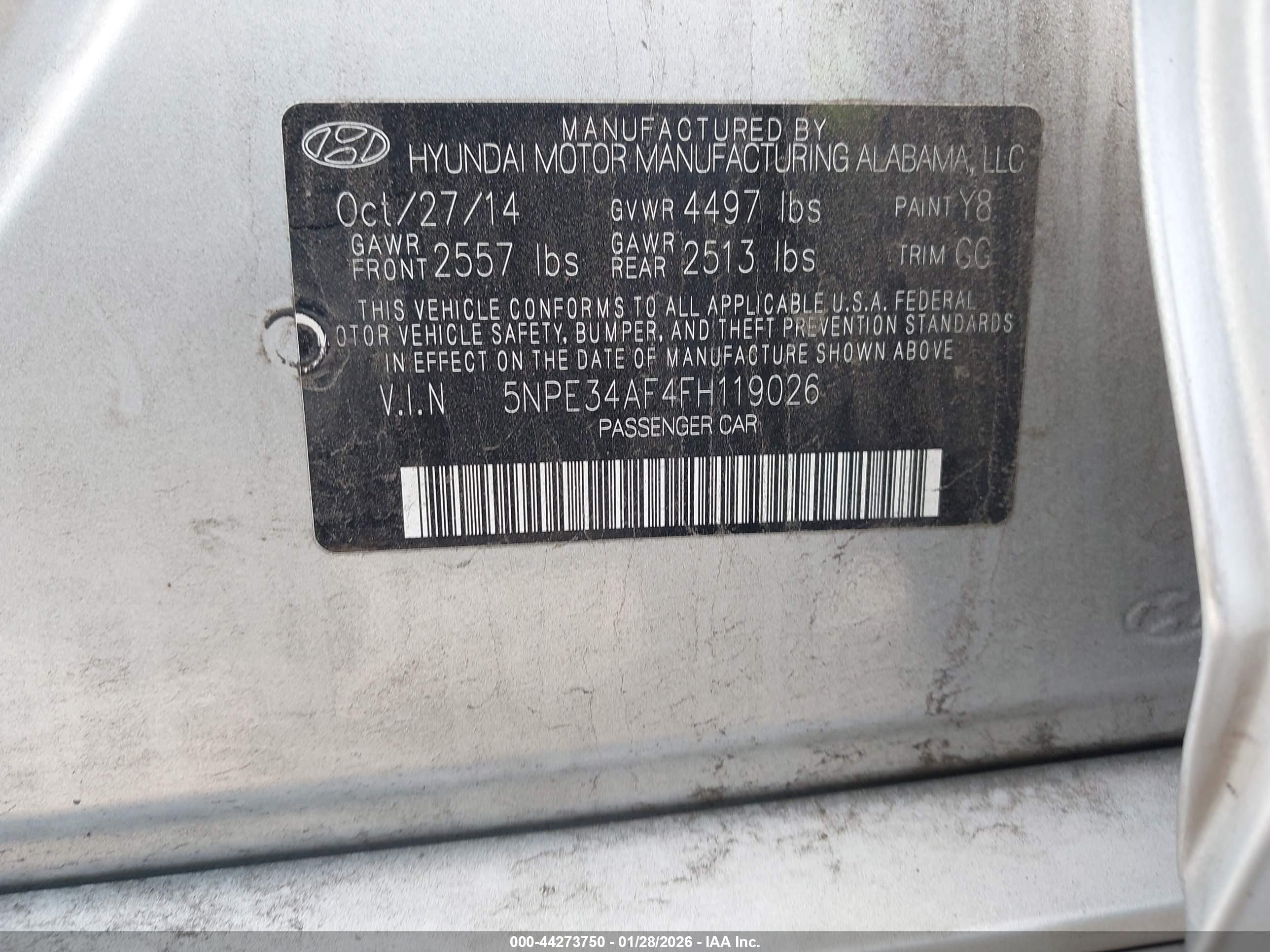 HYUNDAI SONATA image 9
