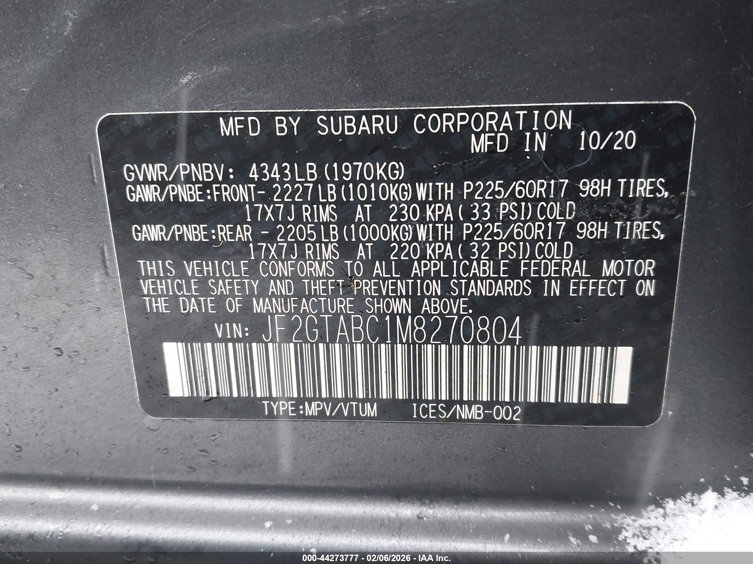 SUBARU CROSSTREK image 9