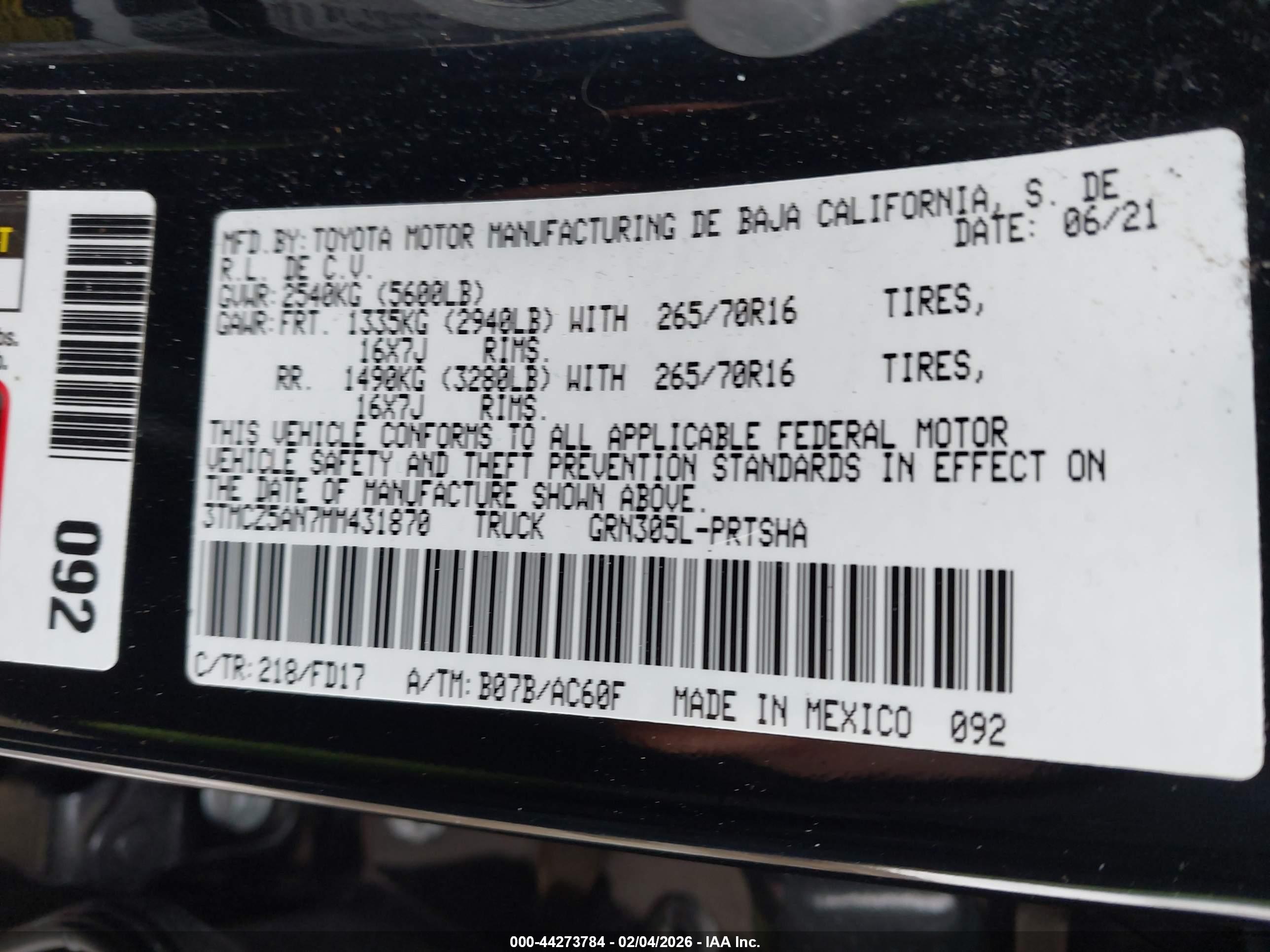 TOYOTA TACOMA image 9