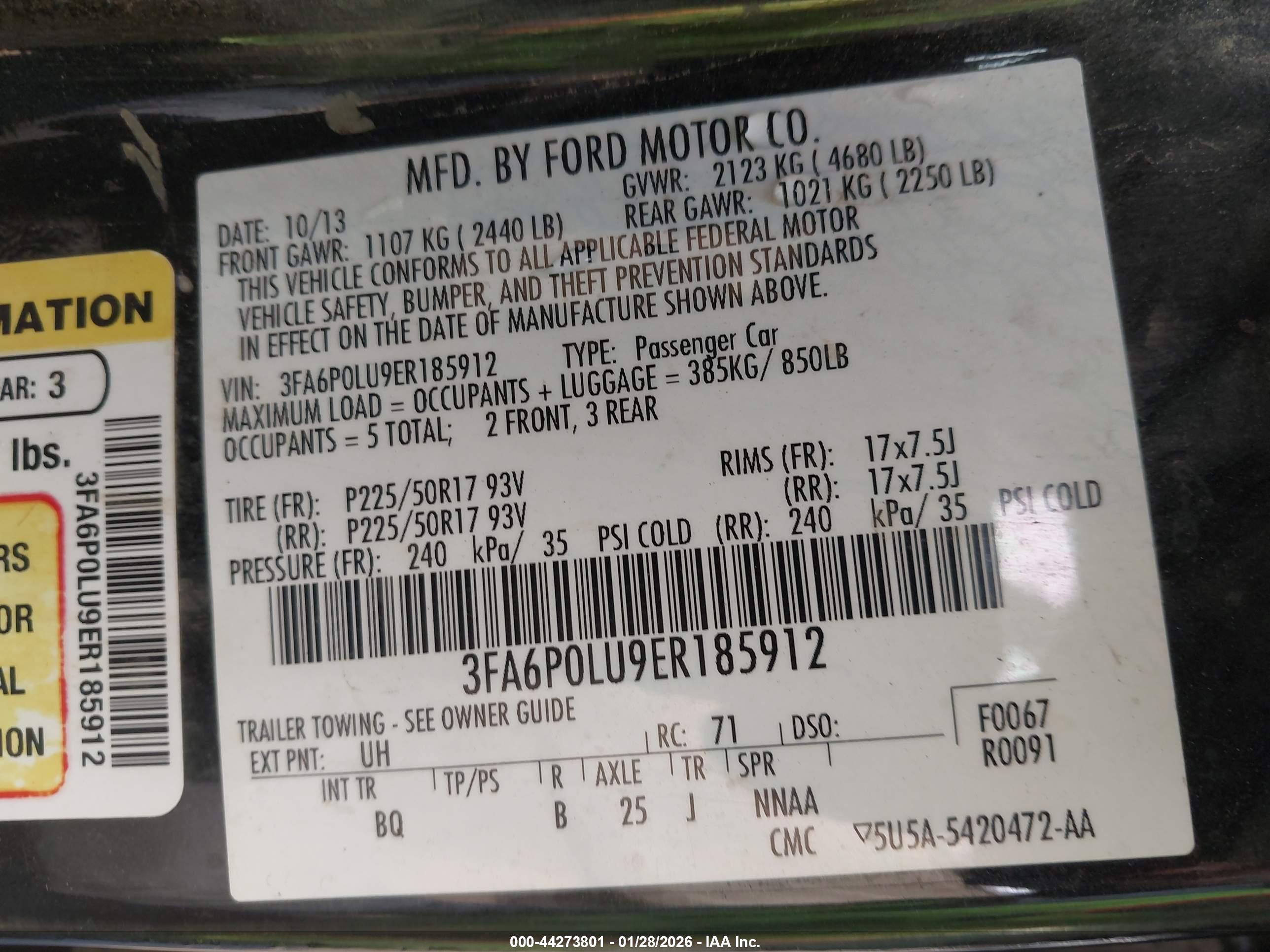 FORD FUSION image 9