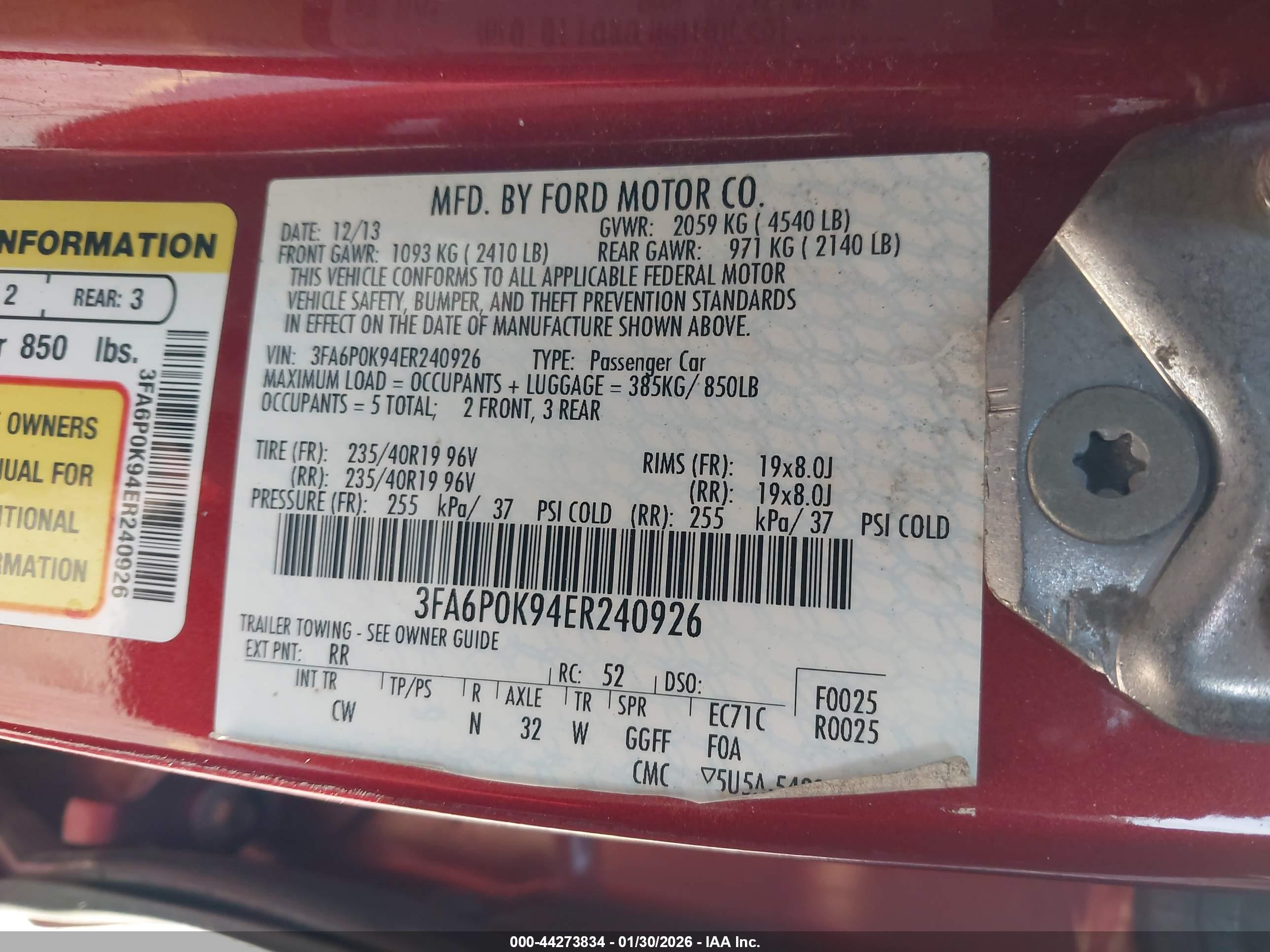 FORD FUSION image 9