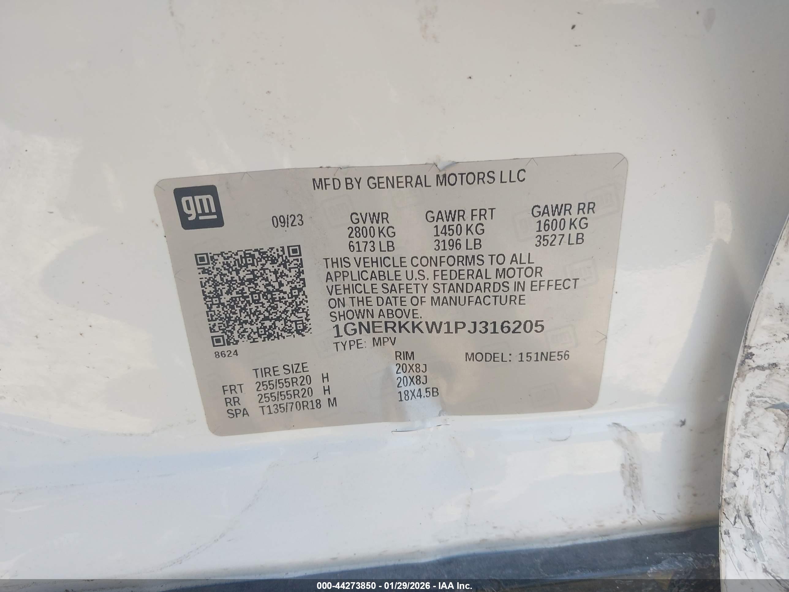 CHEVROLET TRAVERSE image 9