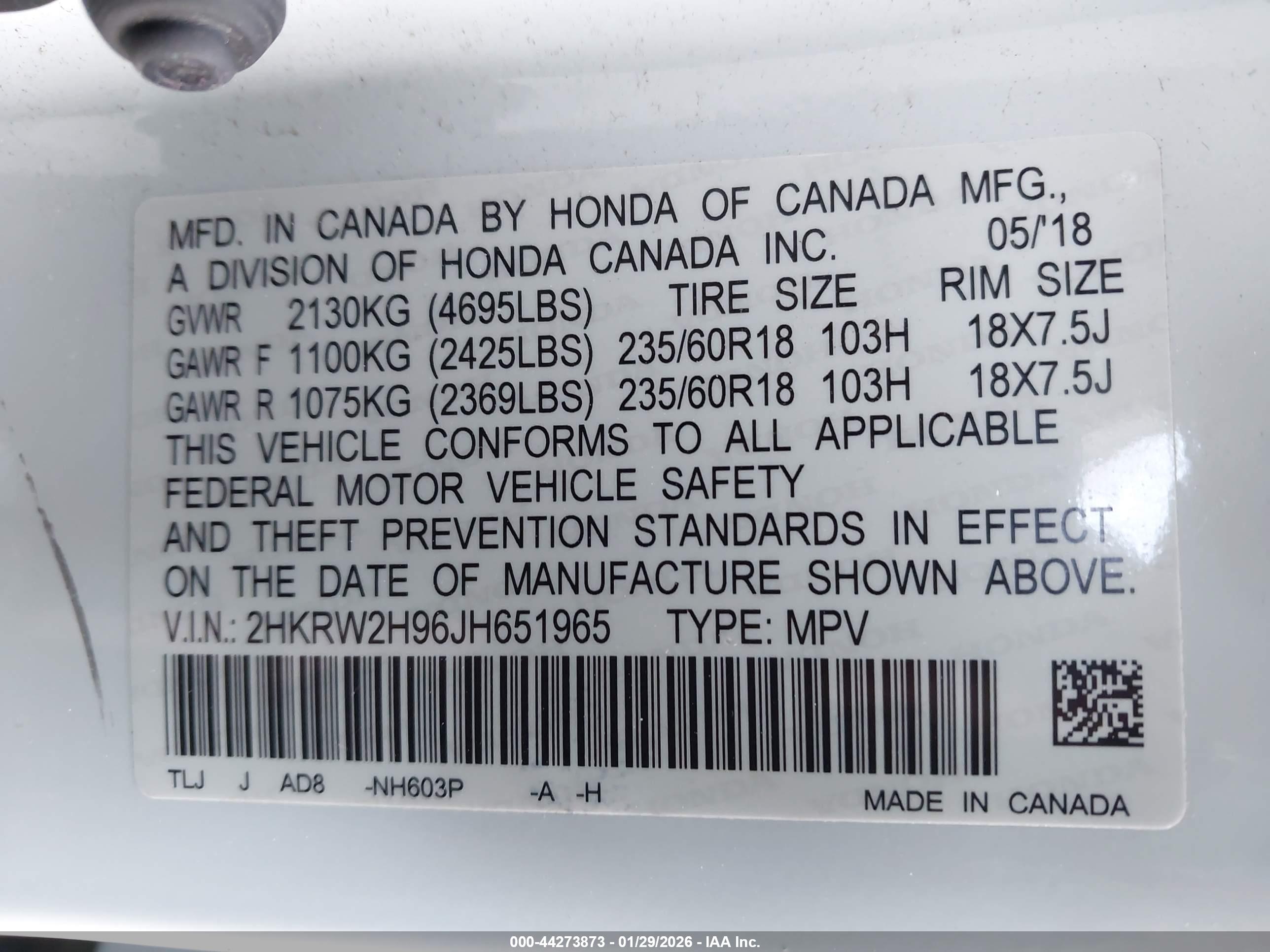 HONDA CR-V image 9