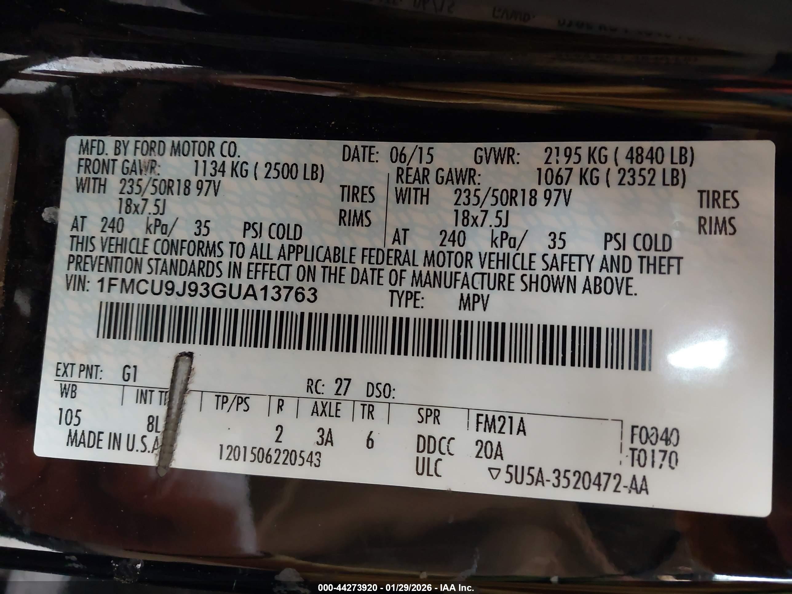 FORD ESCAPE image 9