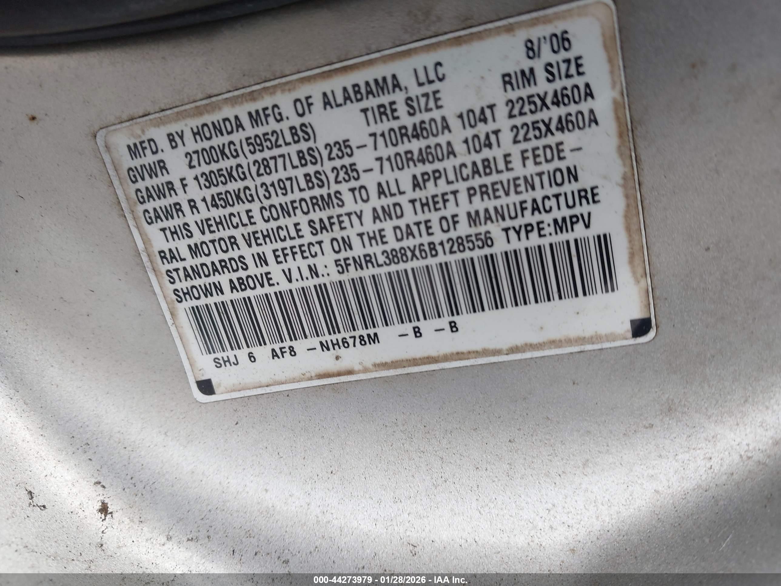 HONDA ODYSSEY image 9