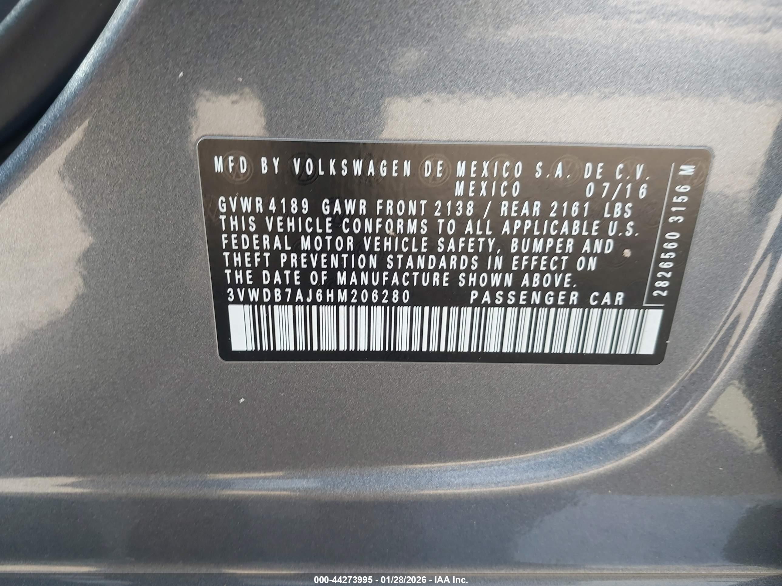 VOLKSWAGEN JETTA image 9