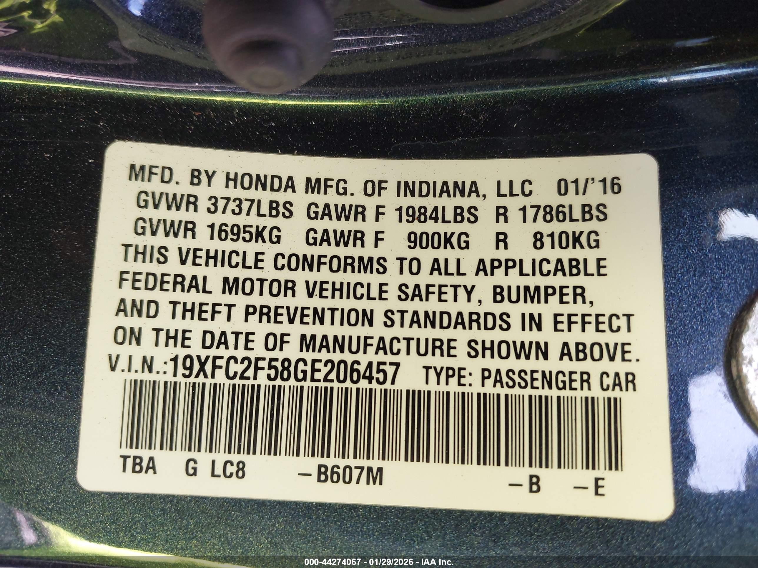 HONDA CIVIC image 9