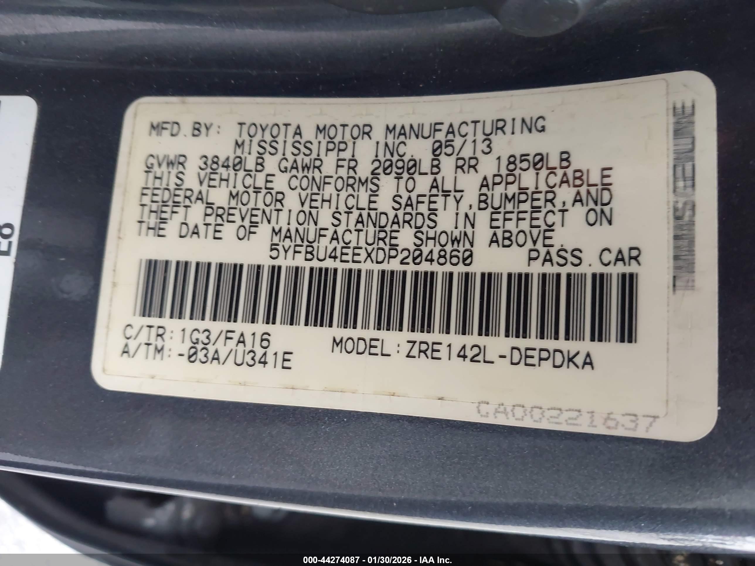 TOYOTA COROLLA image 9