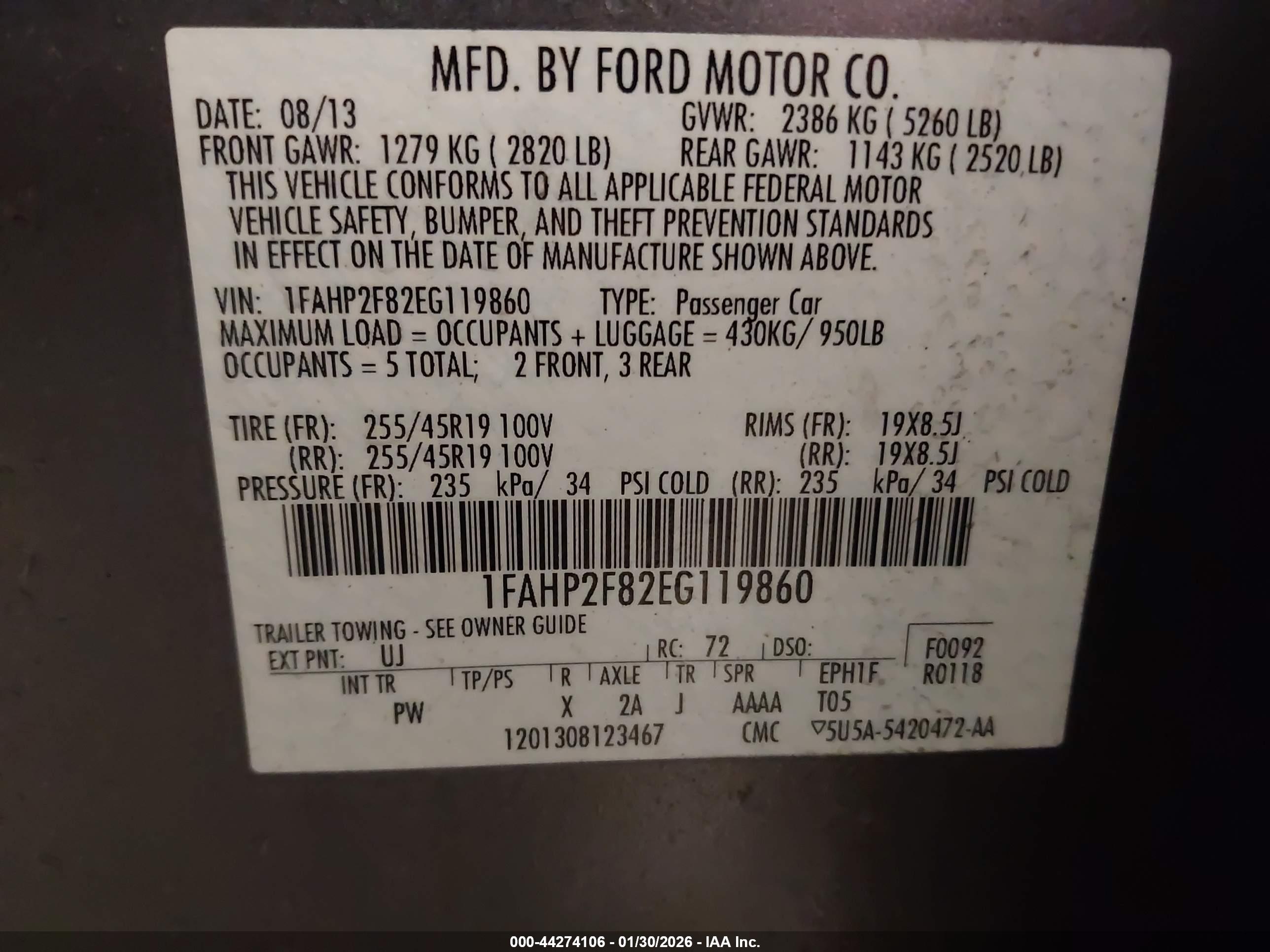 FORD TAURUS image 9