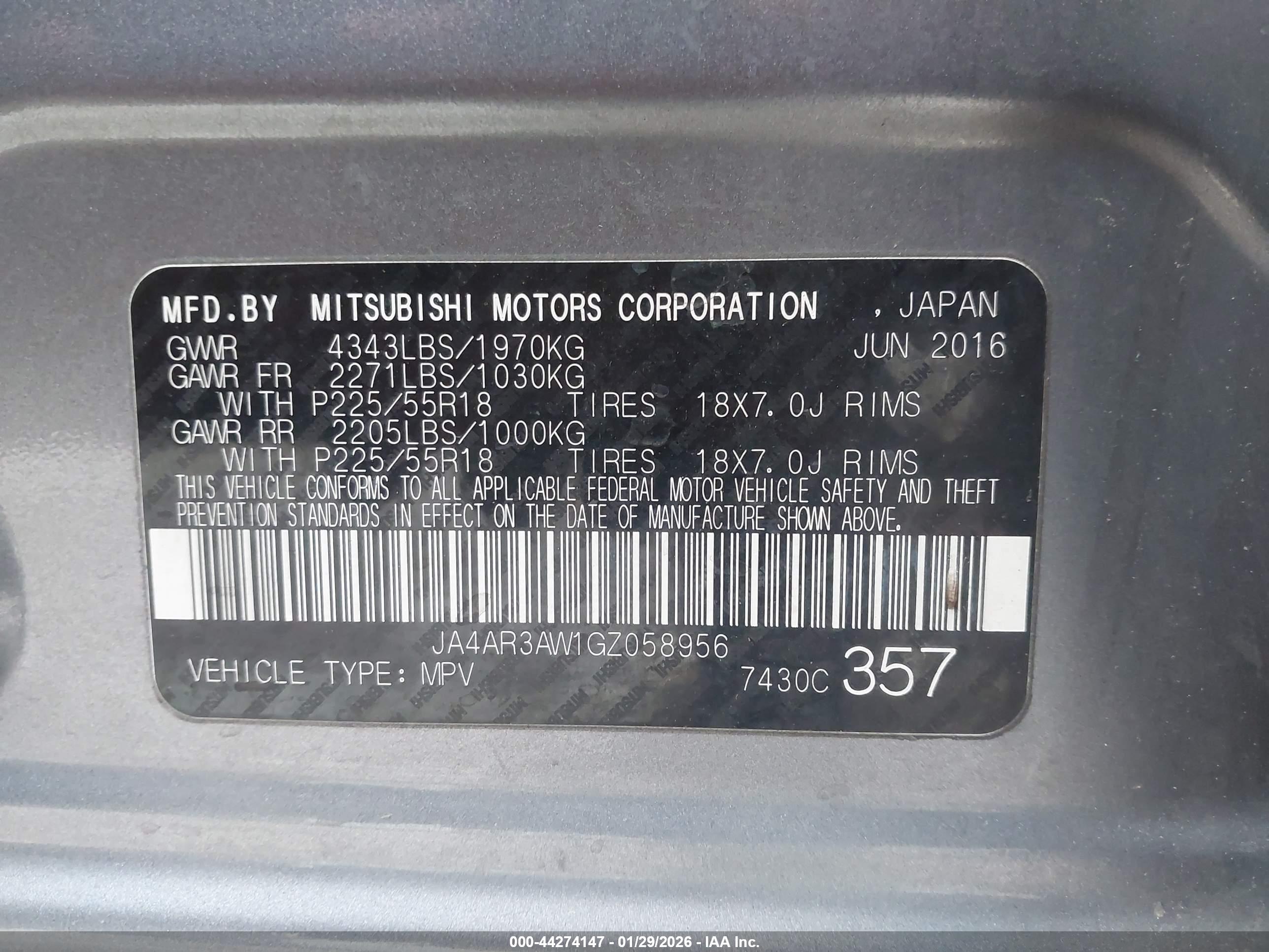 MITSUBISHI OUTLANDER image 9