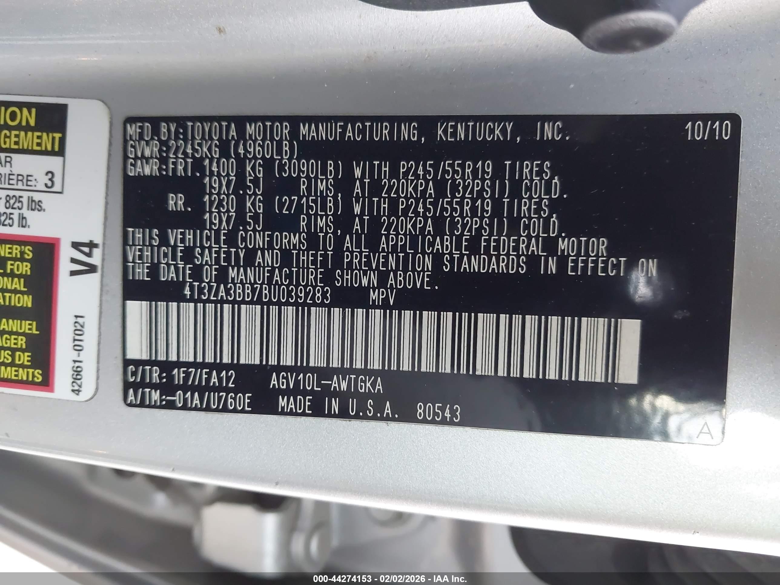 TOYOTA VENZA image 9