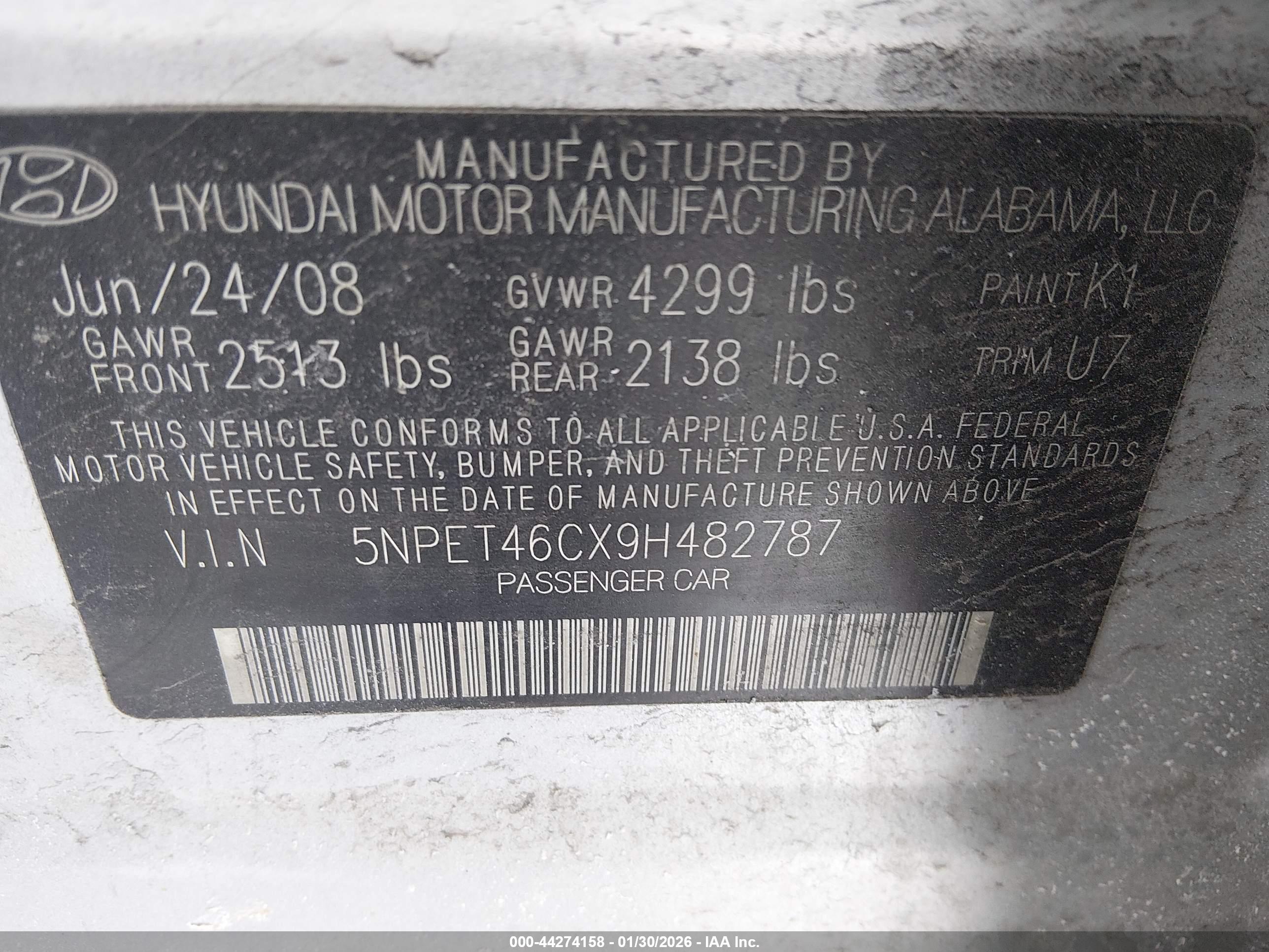 HYUNDAI SONATA image 9
