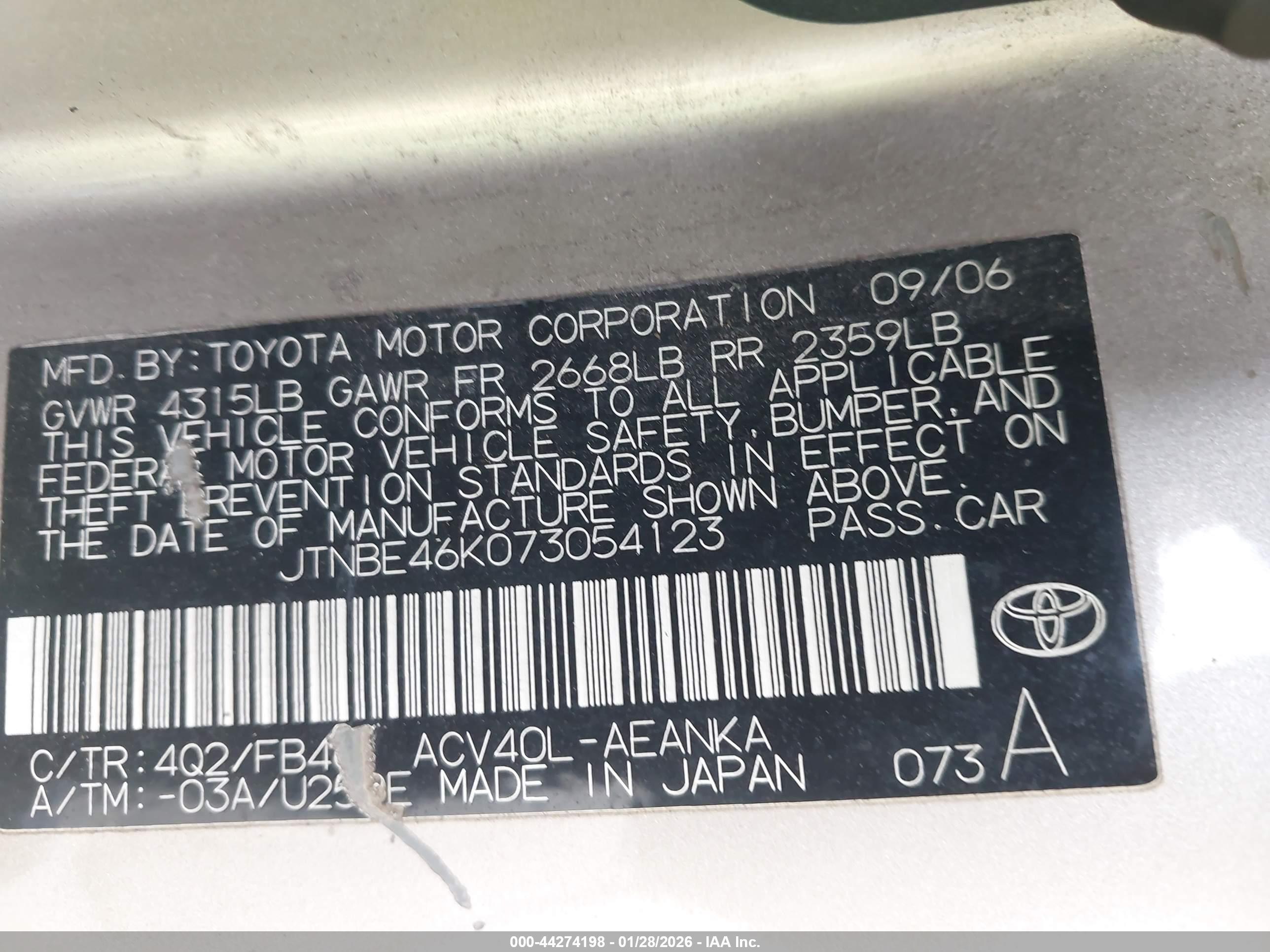 TOYOTA CAMRY image 9