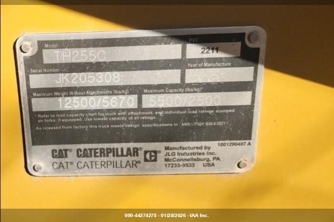 CATERPILLAR TH255C image 9