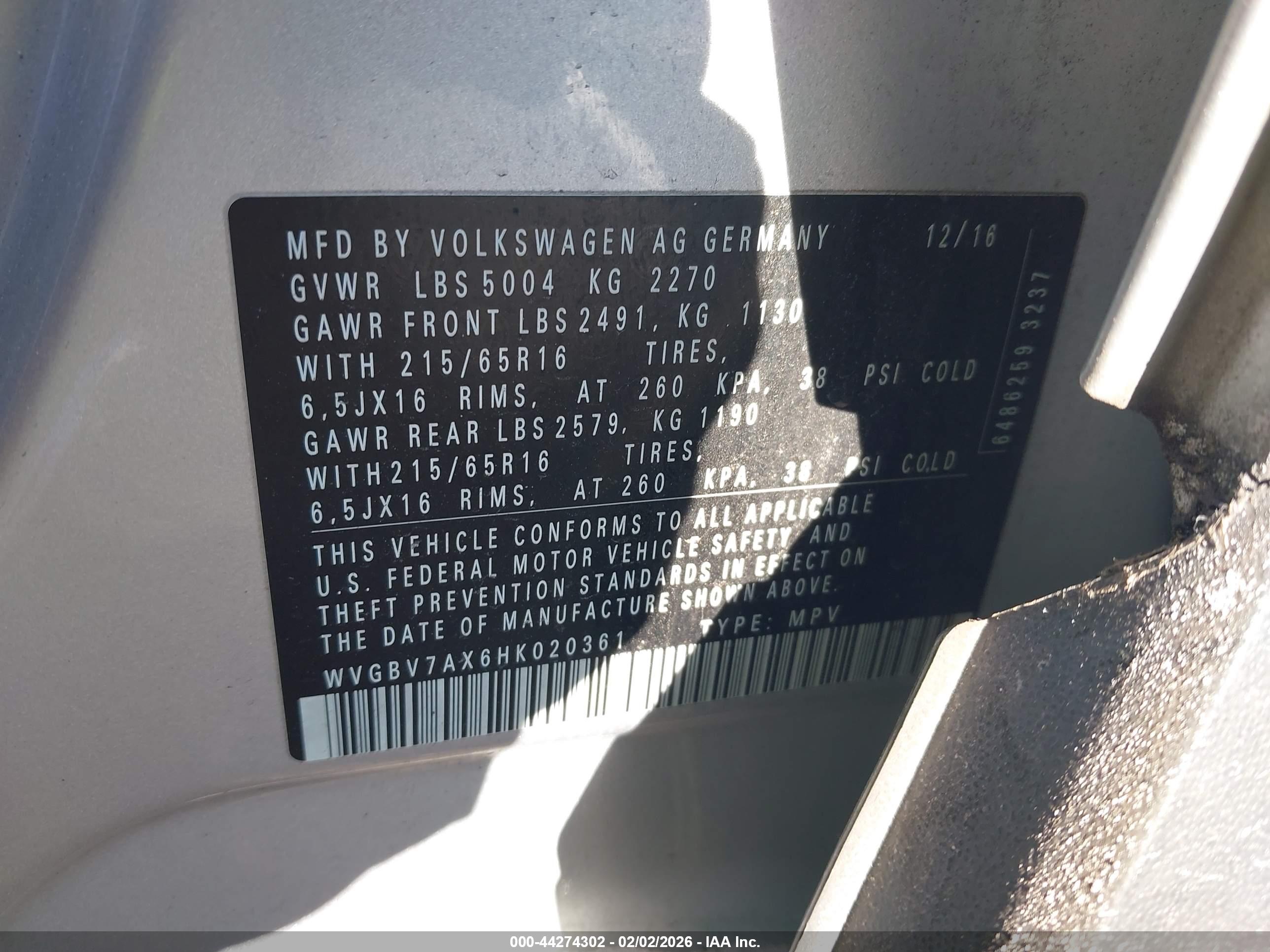 VOLKSWAGEN TIGUAN image 9