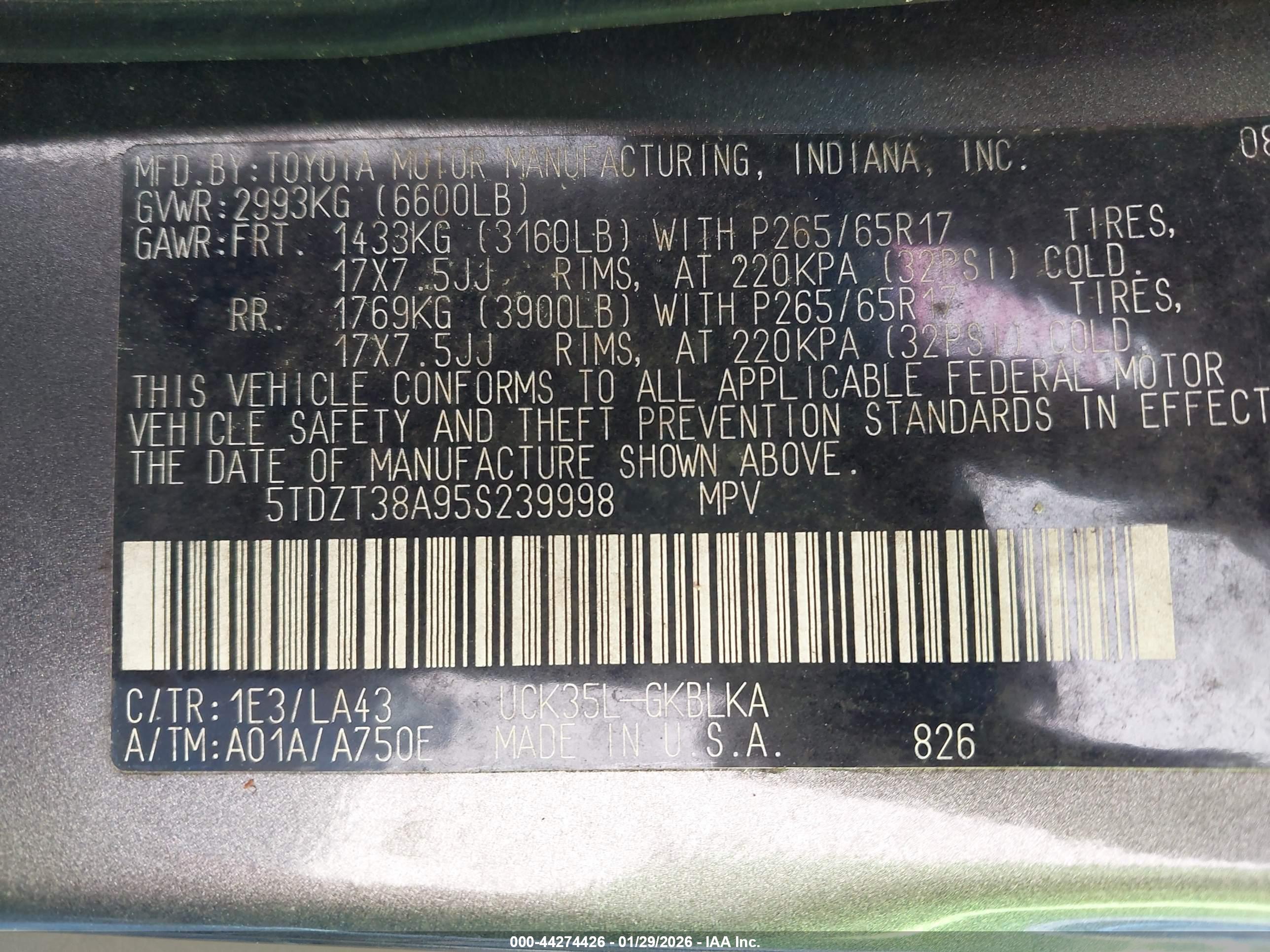 TOYOTA SEQUOIA image 9