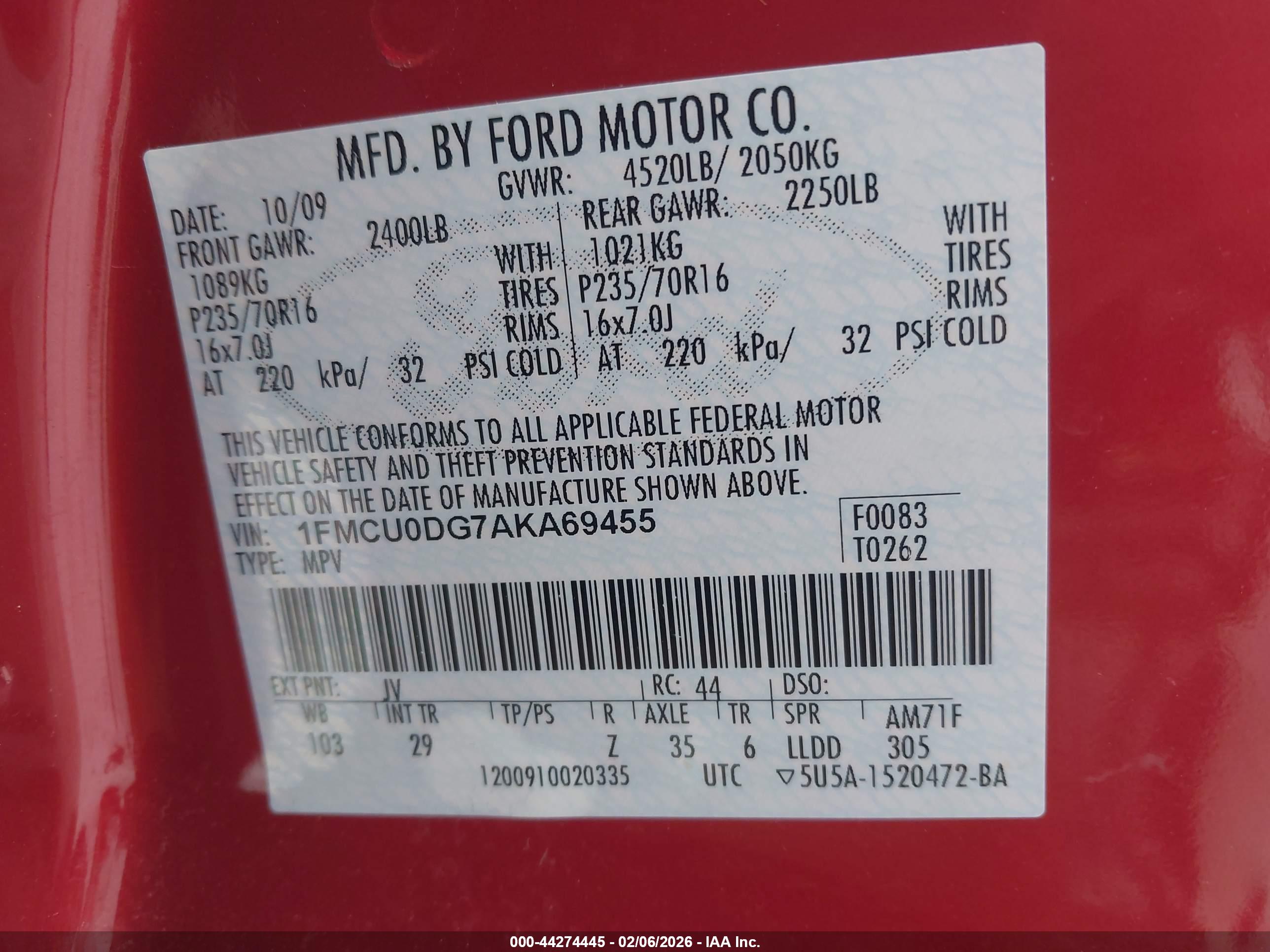 FORD ESCAPE image 9