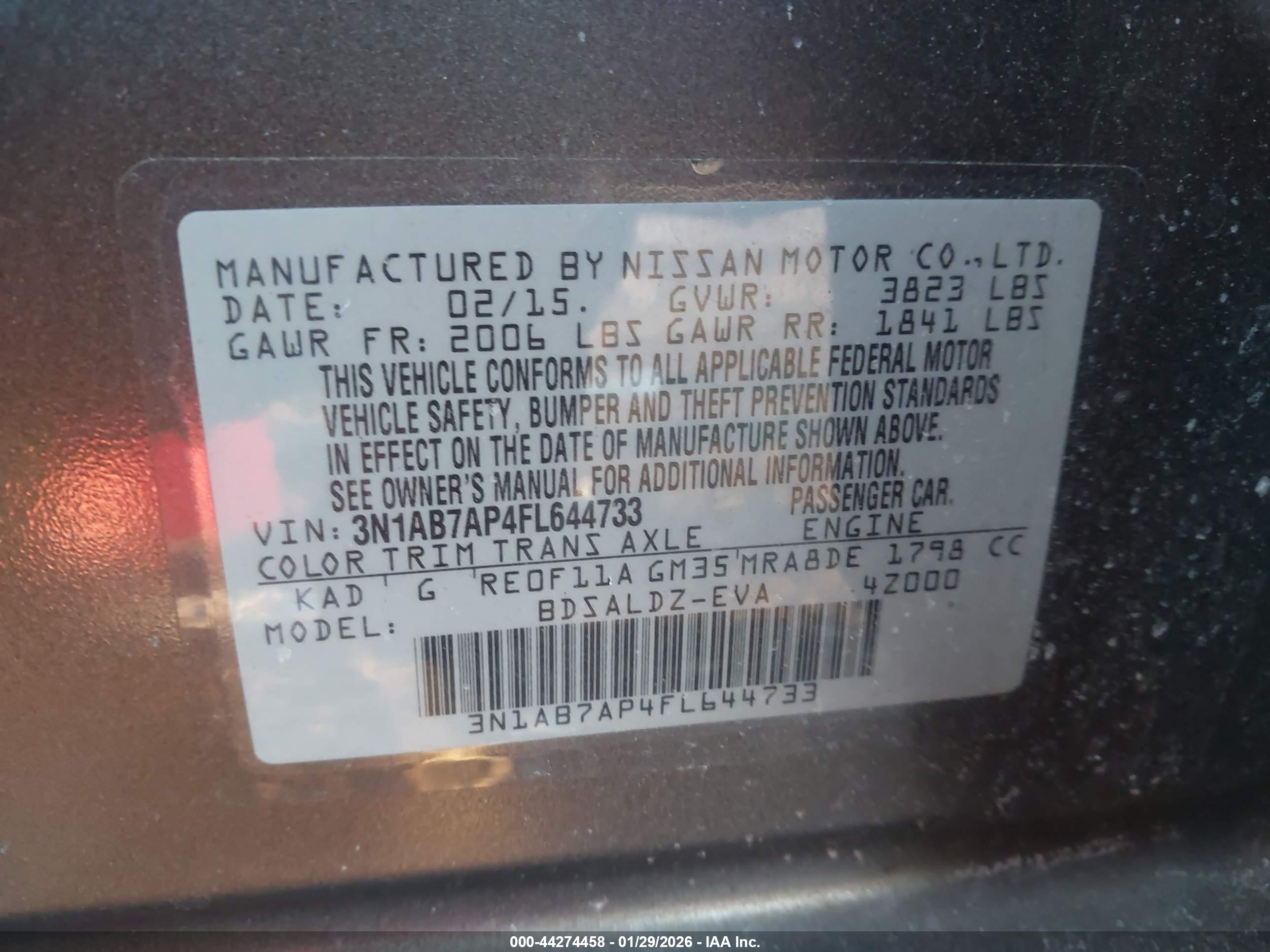 NISSAN SENTRA image 9