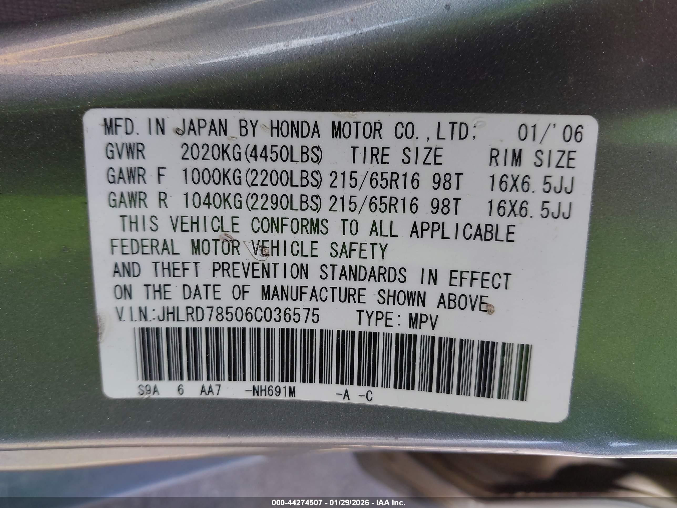 HONDA CR-V image 9