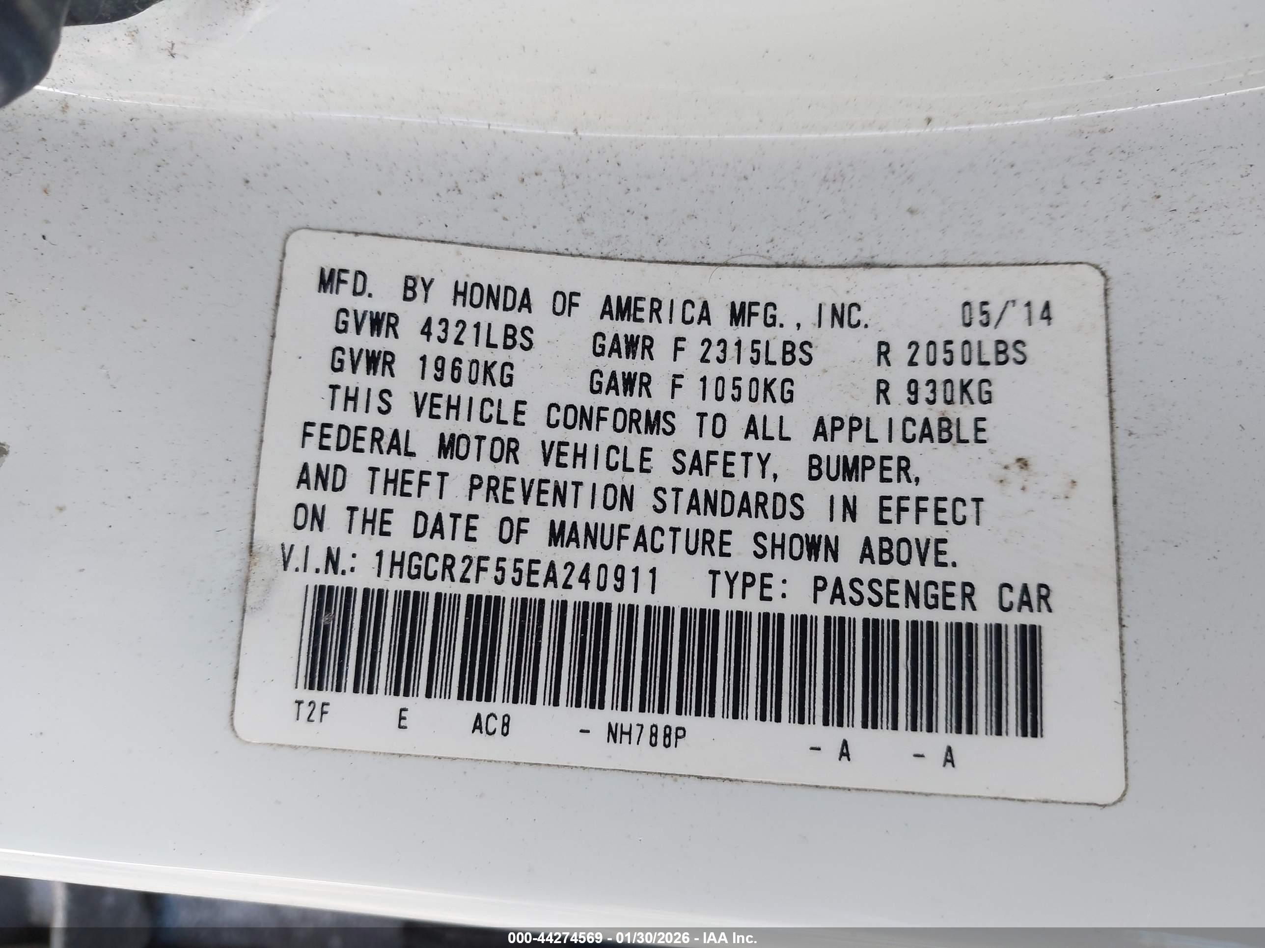 HONDA ACCORD image 9