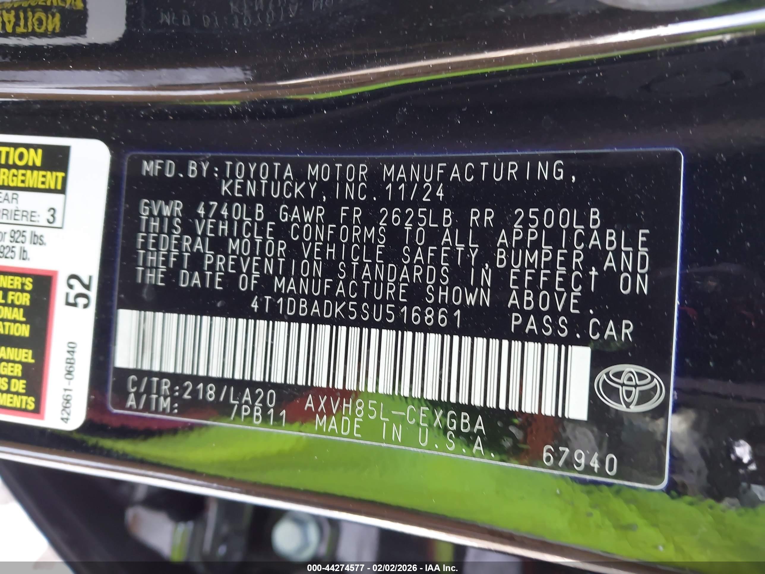 TOYOTA CAMRY image 9
