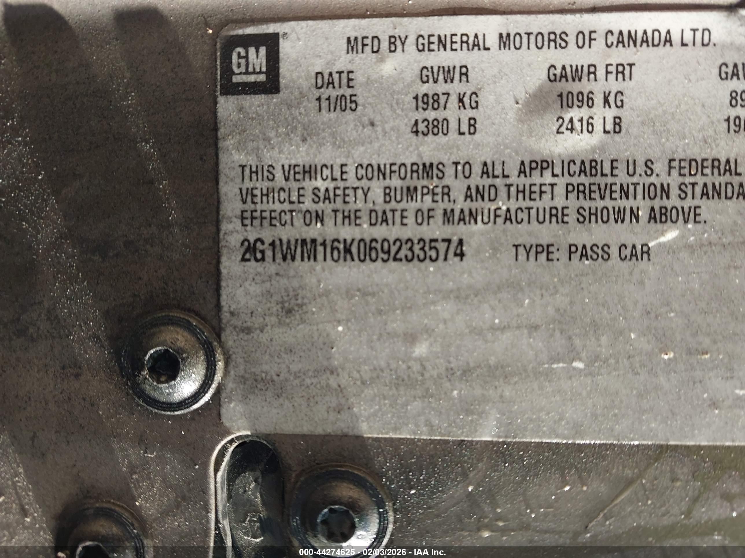 CHEVROLET MONTE image 9