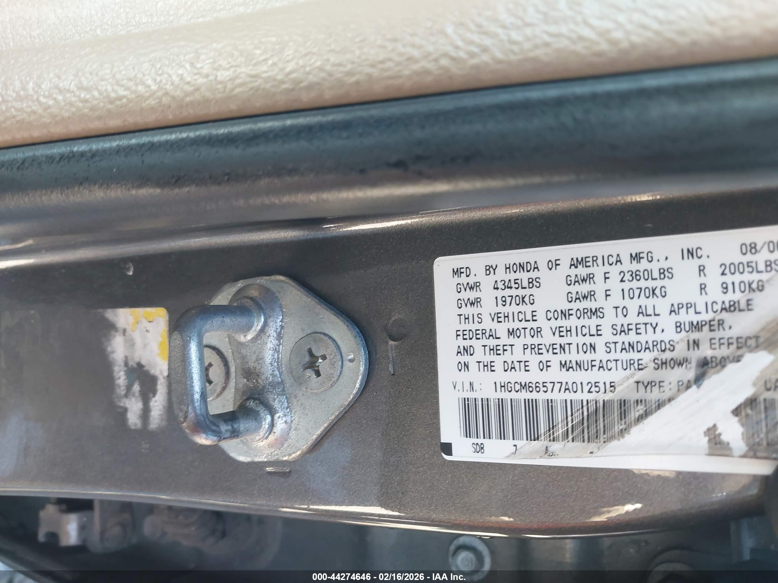 HONDA ACCORD image 9