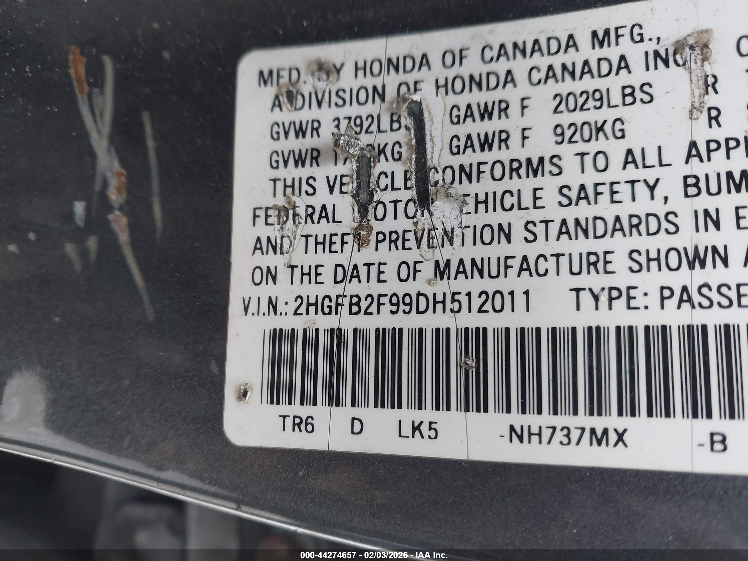 HONDA CIVIC image 9