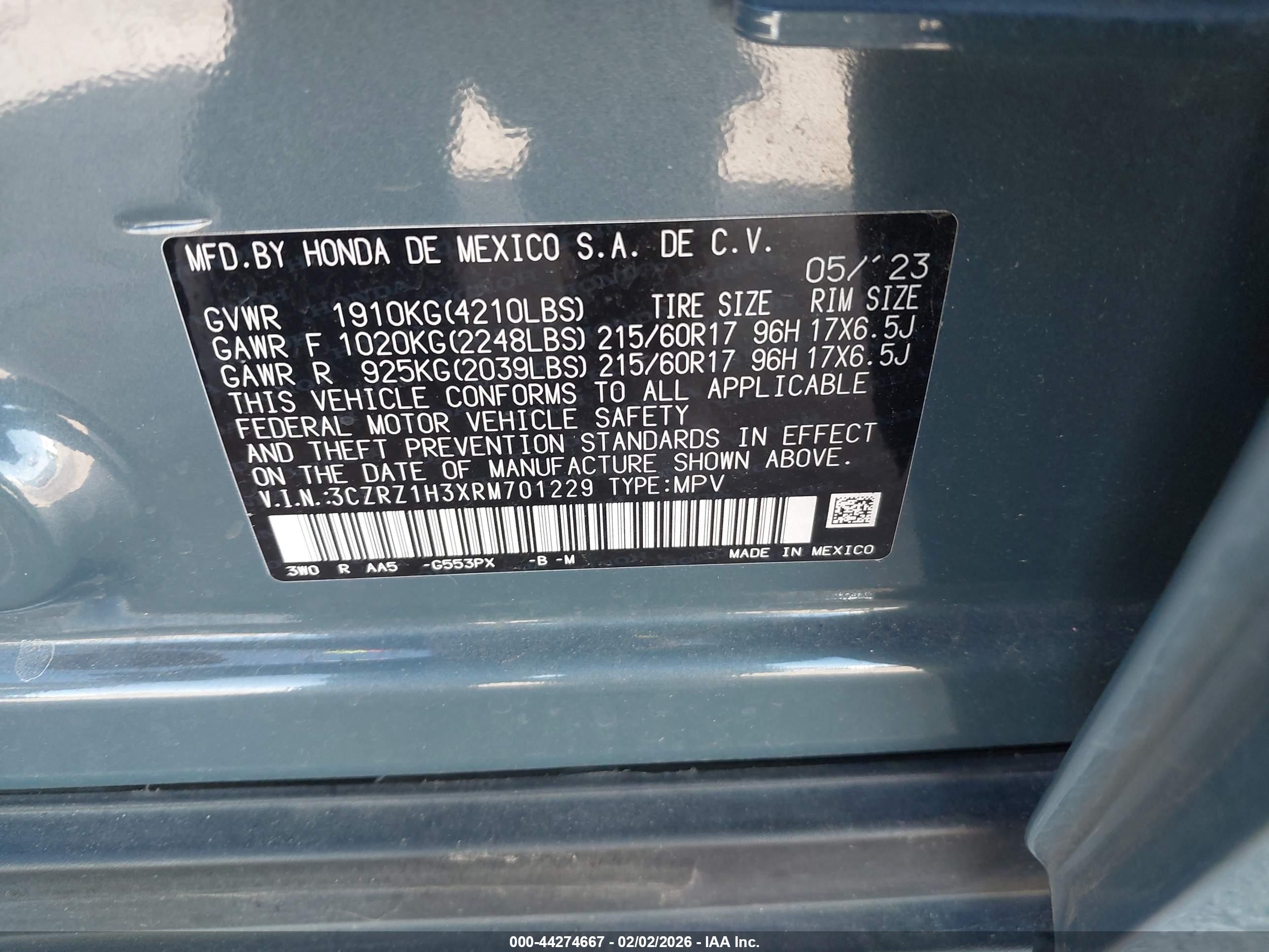 HONDA HR-V image 9