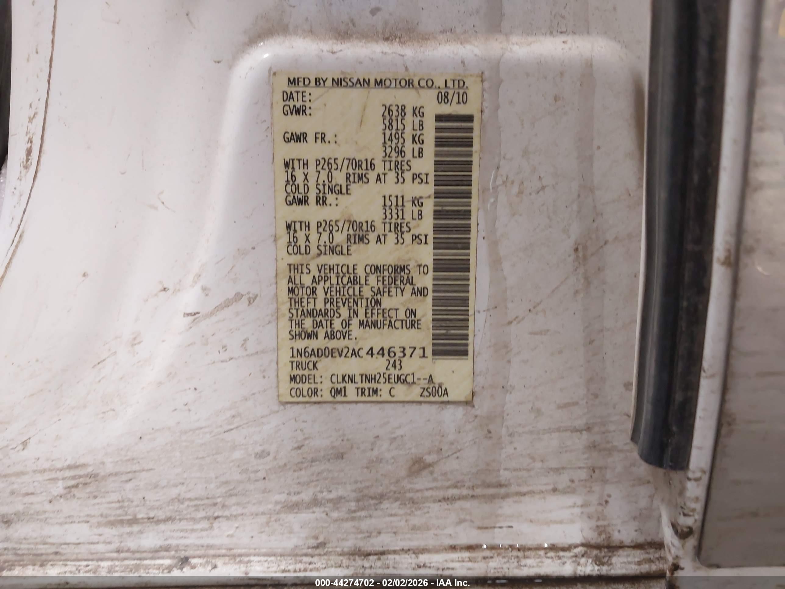 NISSAN FRONTIER image 9