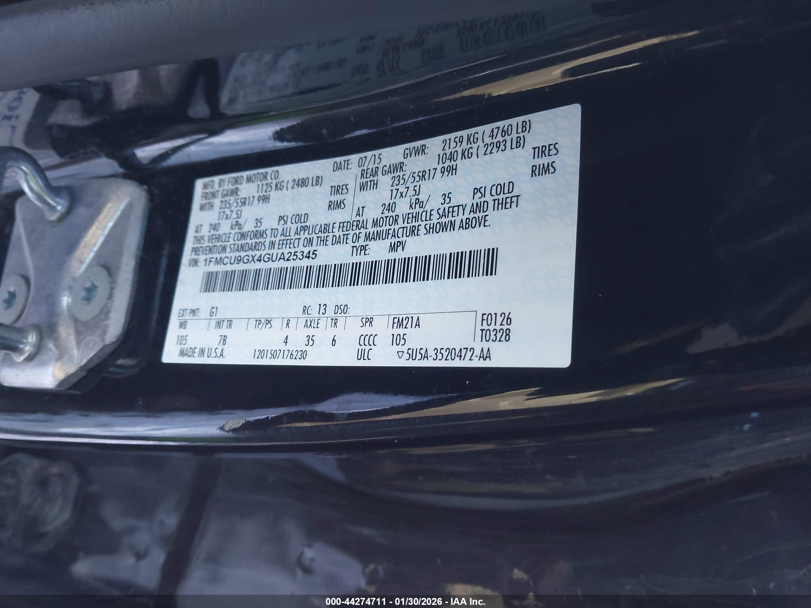 FORD ESCAPE image 9