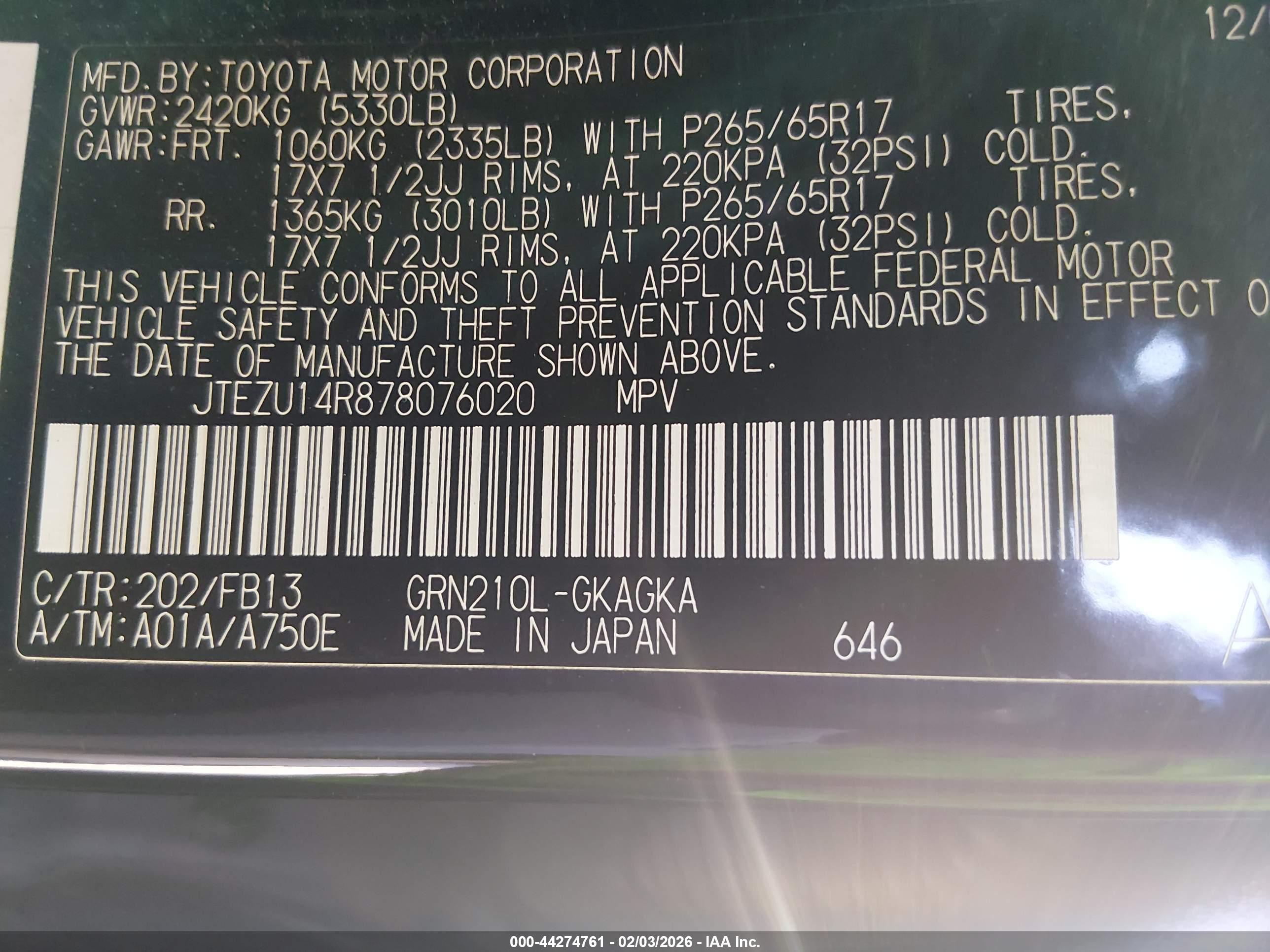 TOYOTA 4RUNNER image 9